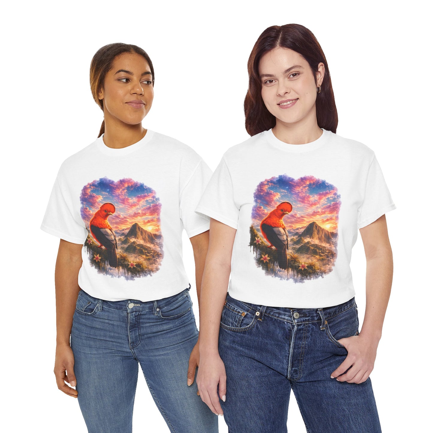 Spirit of the Andes – Machu Picchu Bird T-Shirt | Nature Graphic Tee