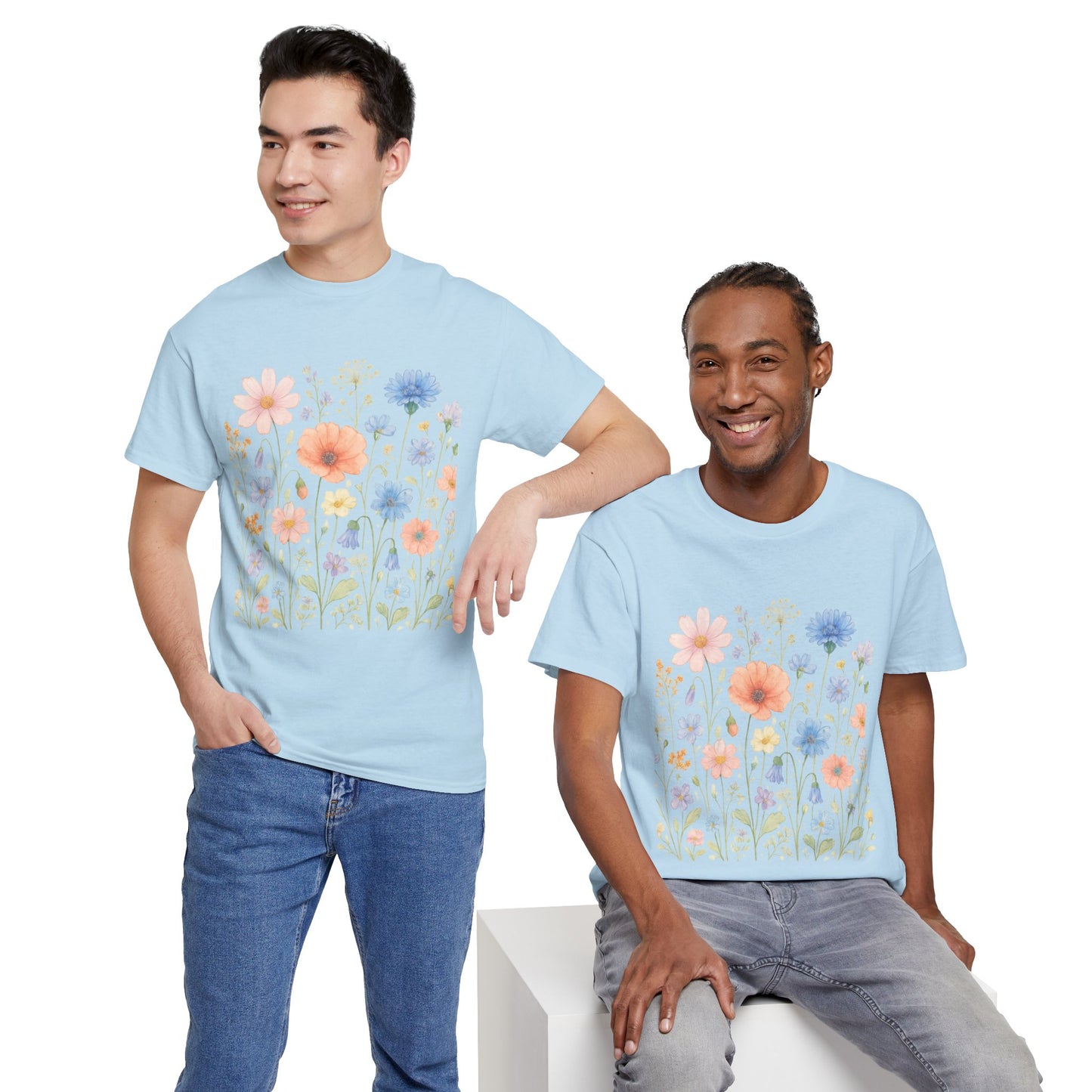 Wildflower Meadow T-Shirt – Nature Floral Aesthetic Tee