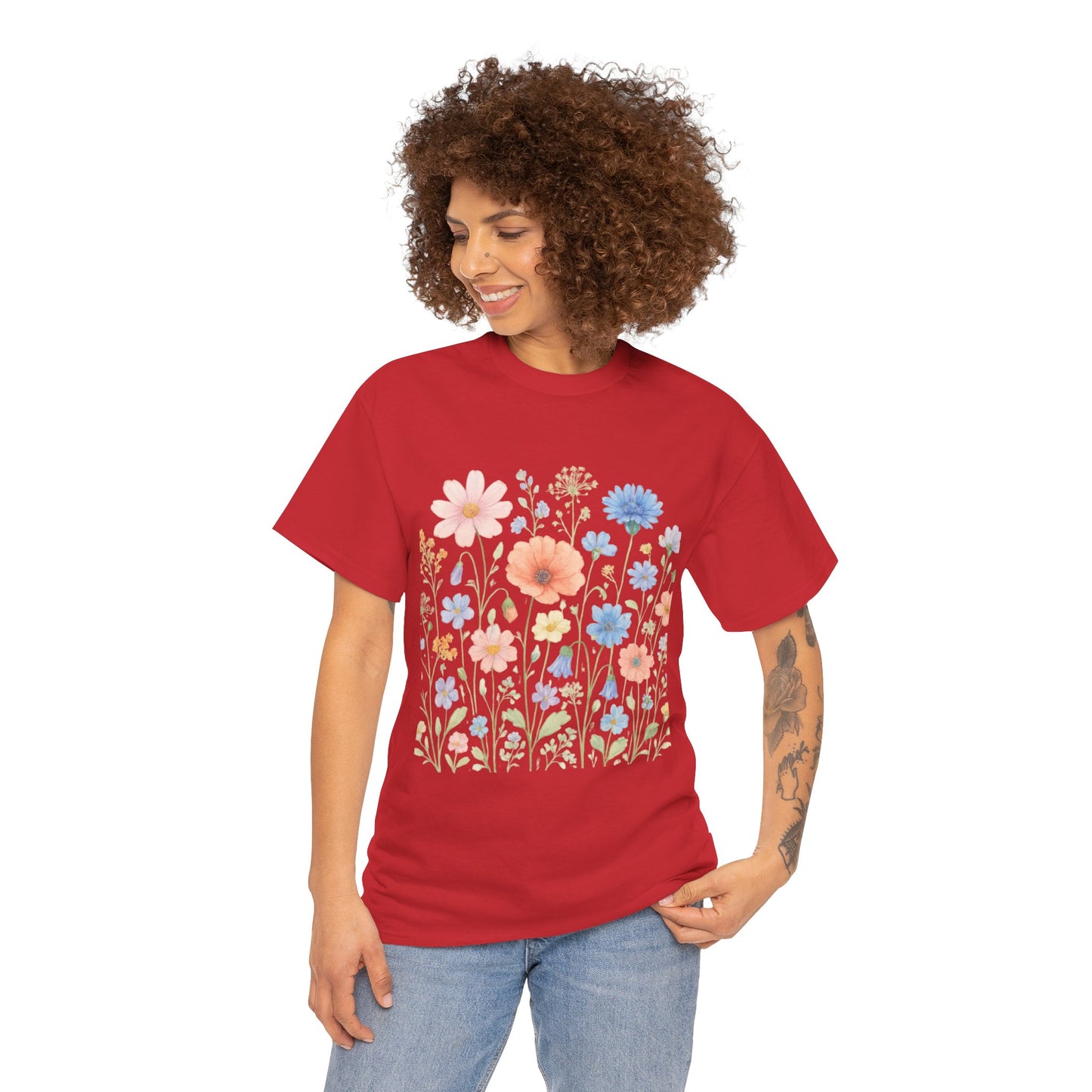 Wildflower Meadow T-Shirt – Nature Floral Aesthetic Tee