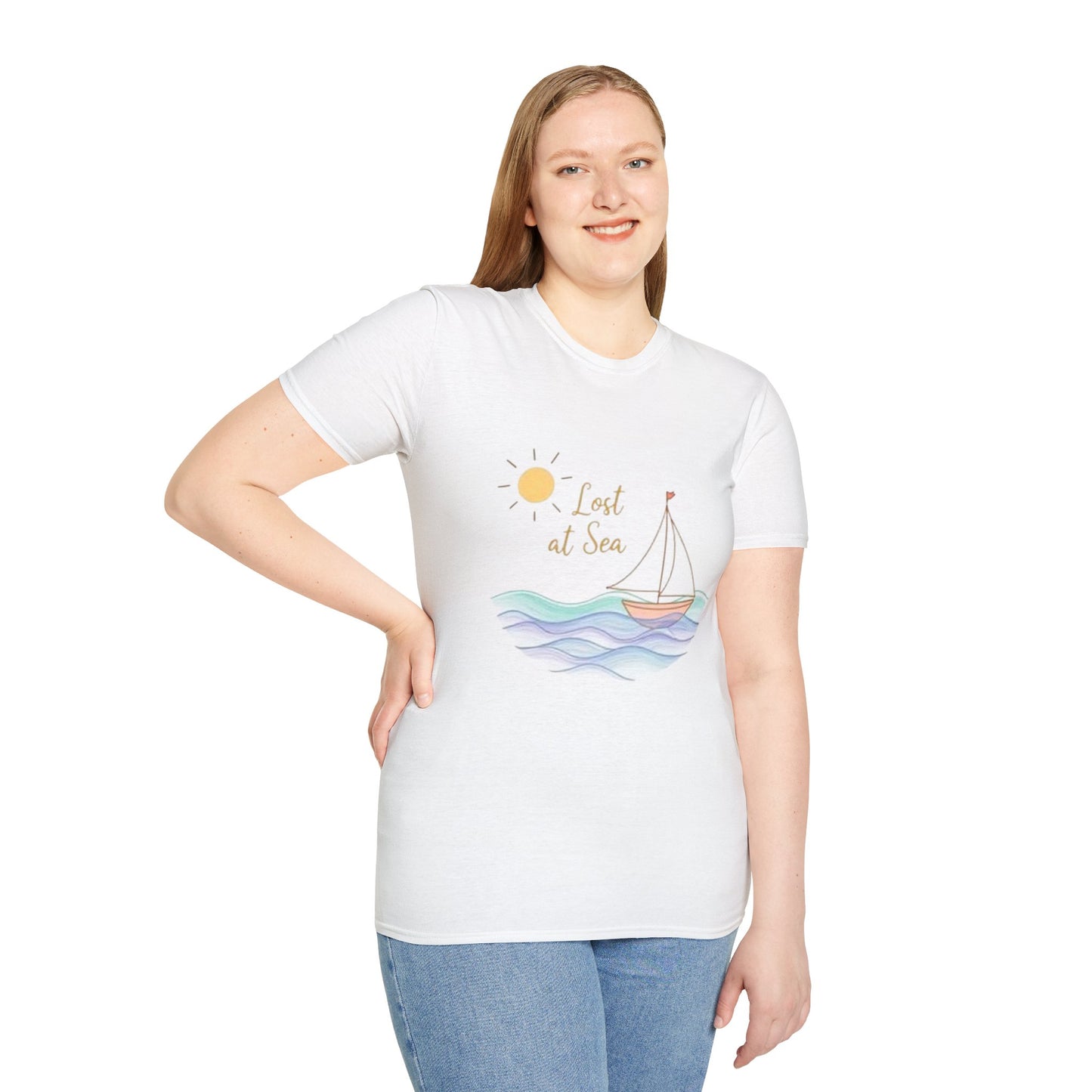 Lost in the Sea T-Shirt – Ocean Minimalist Aesthetic Tee