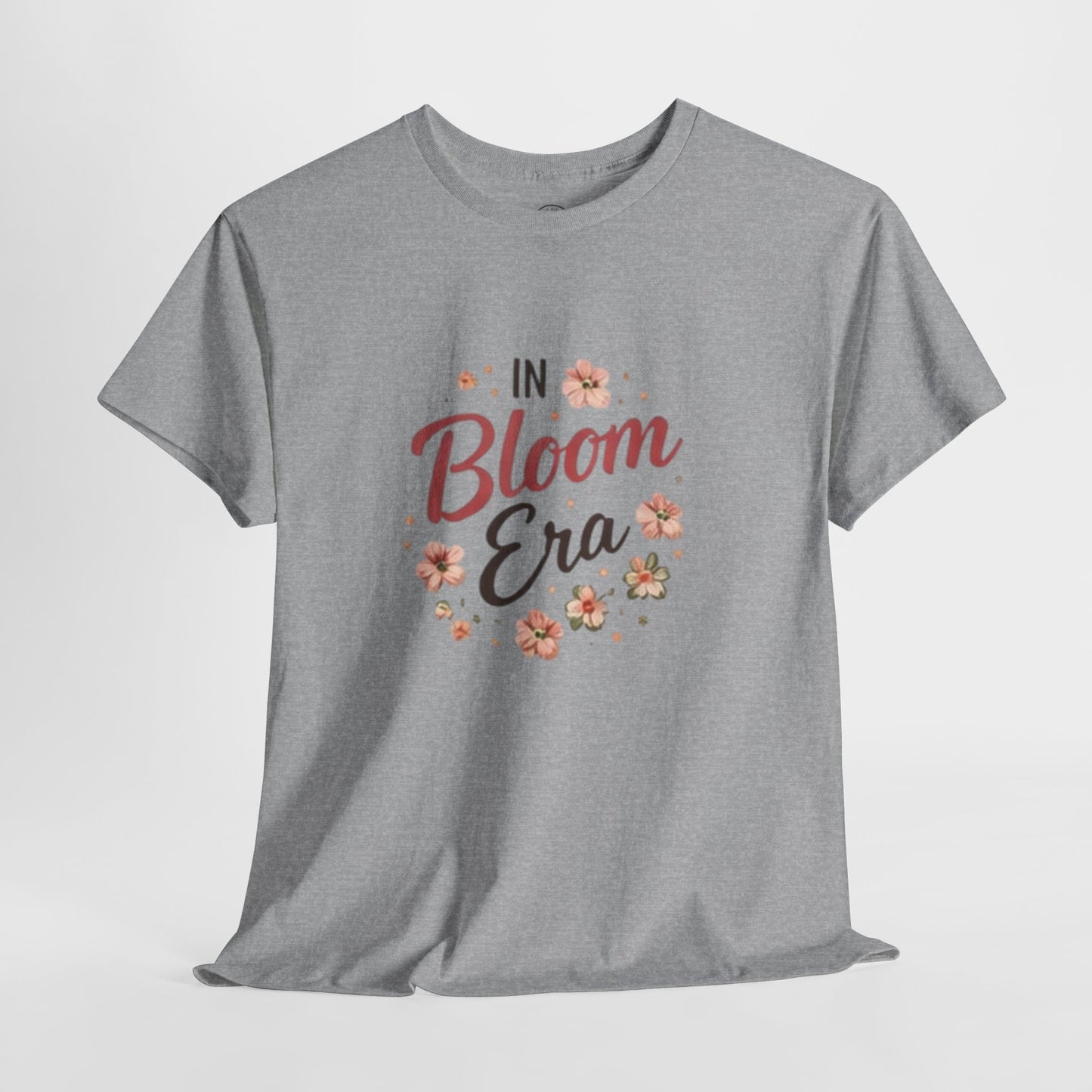 In Bloom Era T-Shirt –Bloom Minimalist Floral Aesthetic Tee, Cute Feminine Graphic Shirt