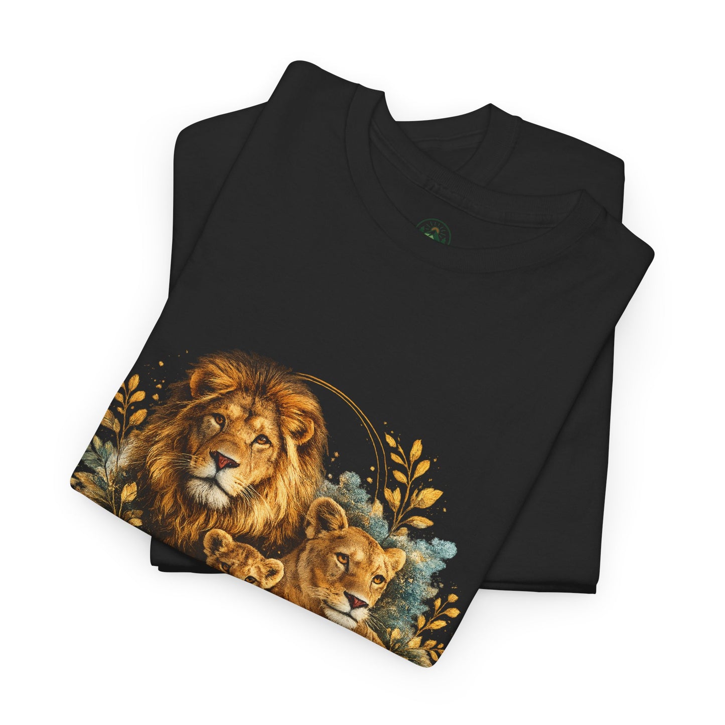 Lion Family T-Shirt – Majestic Wildlife Nature Design | Lion Pride Graphic Tee