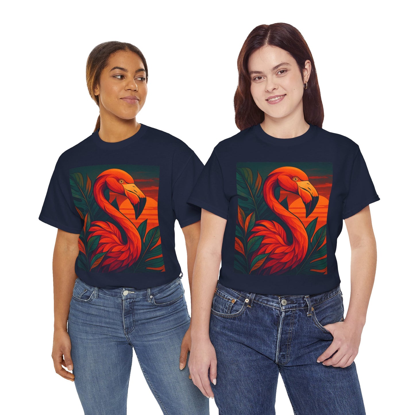 Tropical Animal Fusion T-Shirt – Exotic Nature Graphic Tee