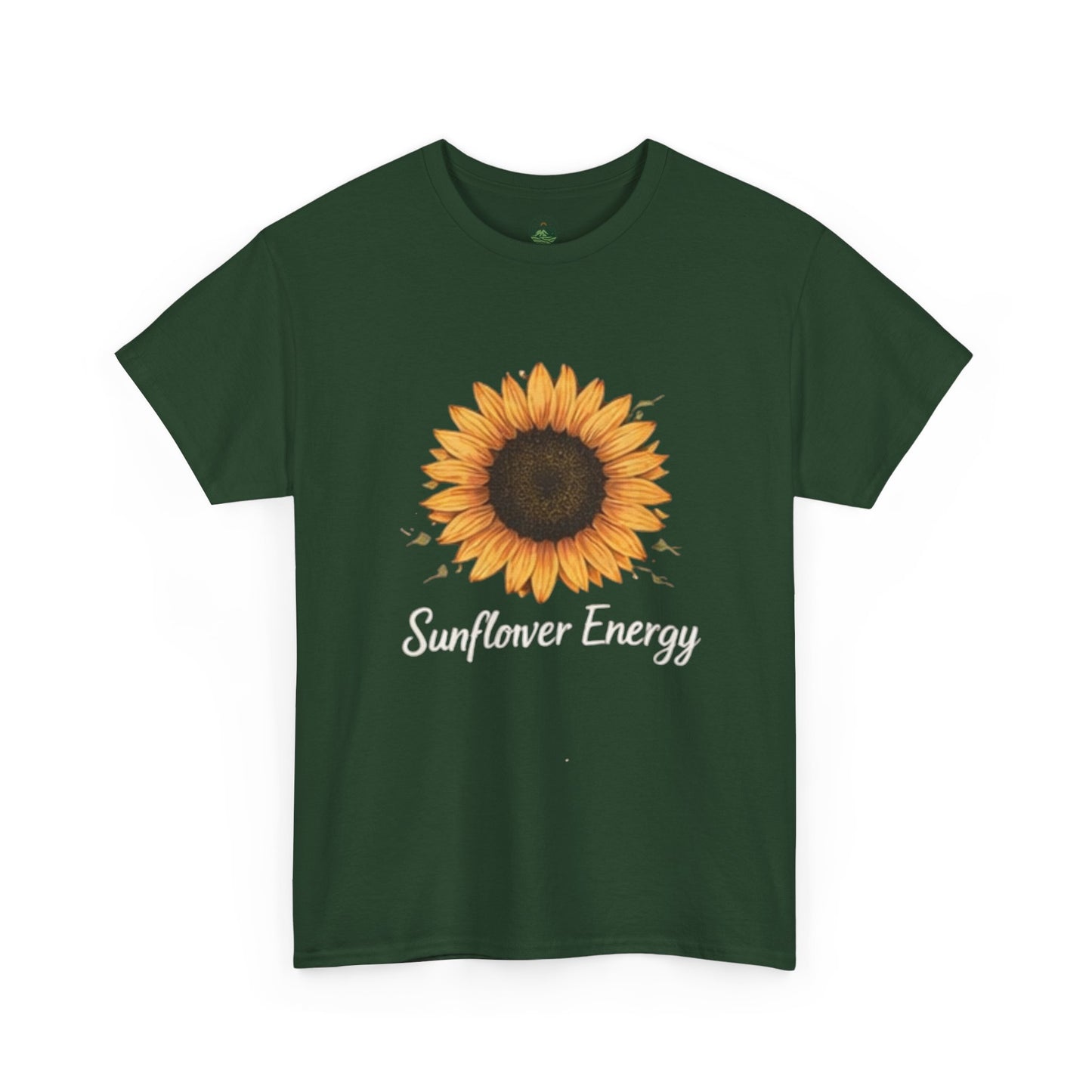 Sunflower Energy T- Shirt - Minimalist Nature Aesthetic Tee, Positive Vibes Graphic Shirt
