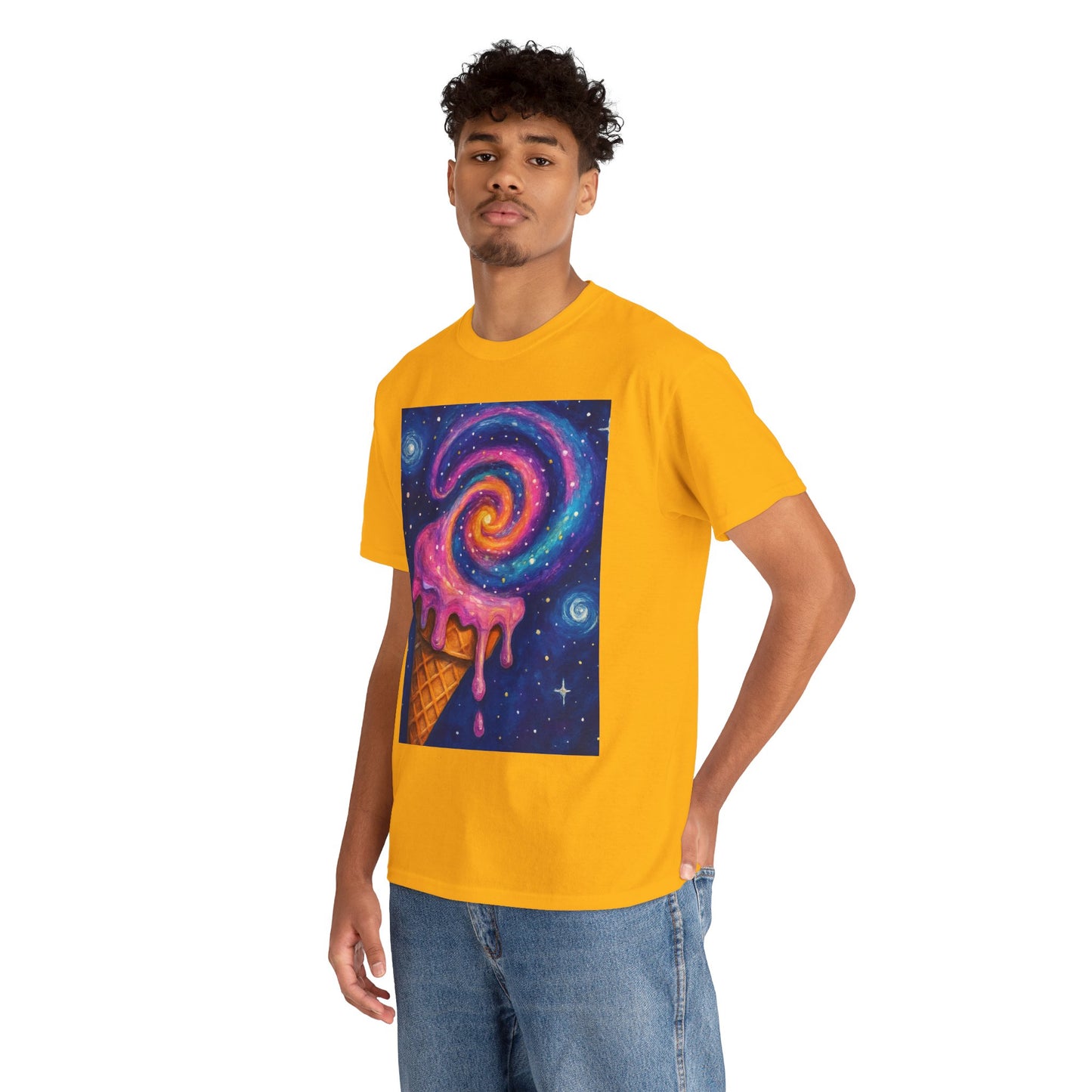 Ice Cream Galaxy T-Shirt – Fun Cosmic Aesthetic Tee