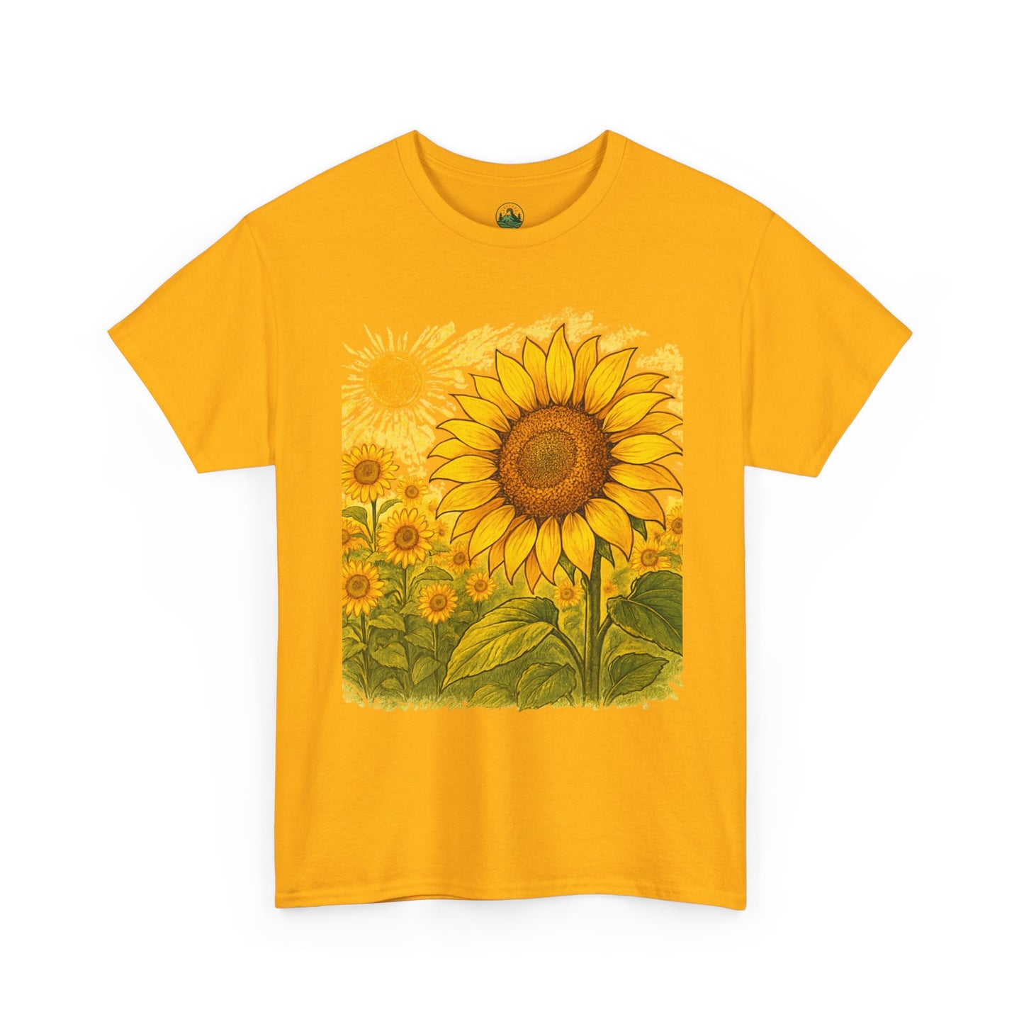Sunflower Sunshine T-Shirt – Bright Floral Aesthetic Tee
