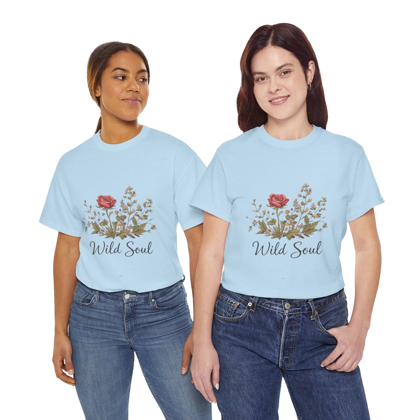 Wild Soul Nature T- Shirt  - Minimalist Boho Aesthetic Tee
