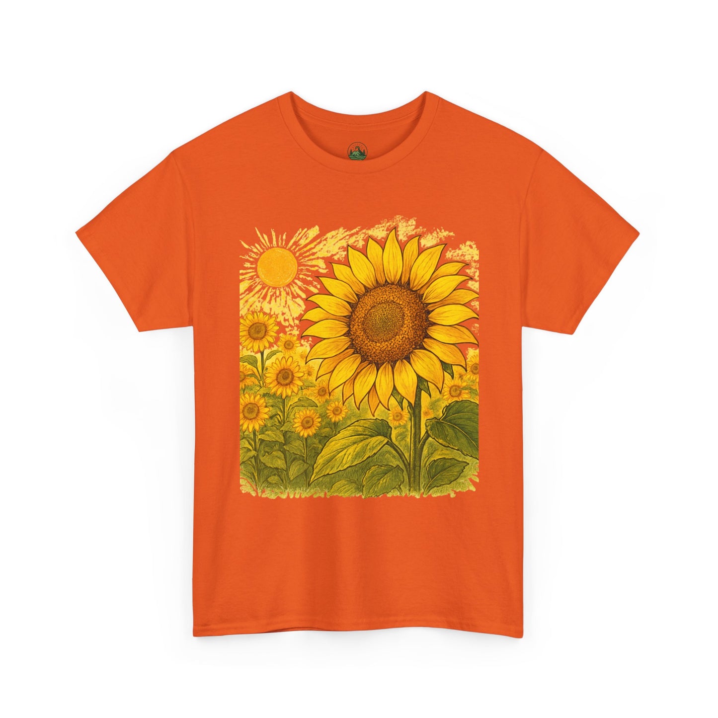 Sunflower Sunshine T-Shirt – Bright Floral Aesthetic Tee