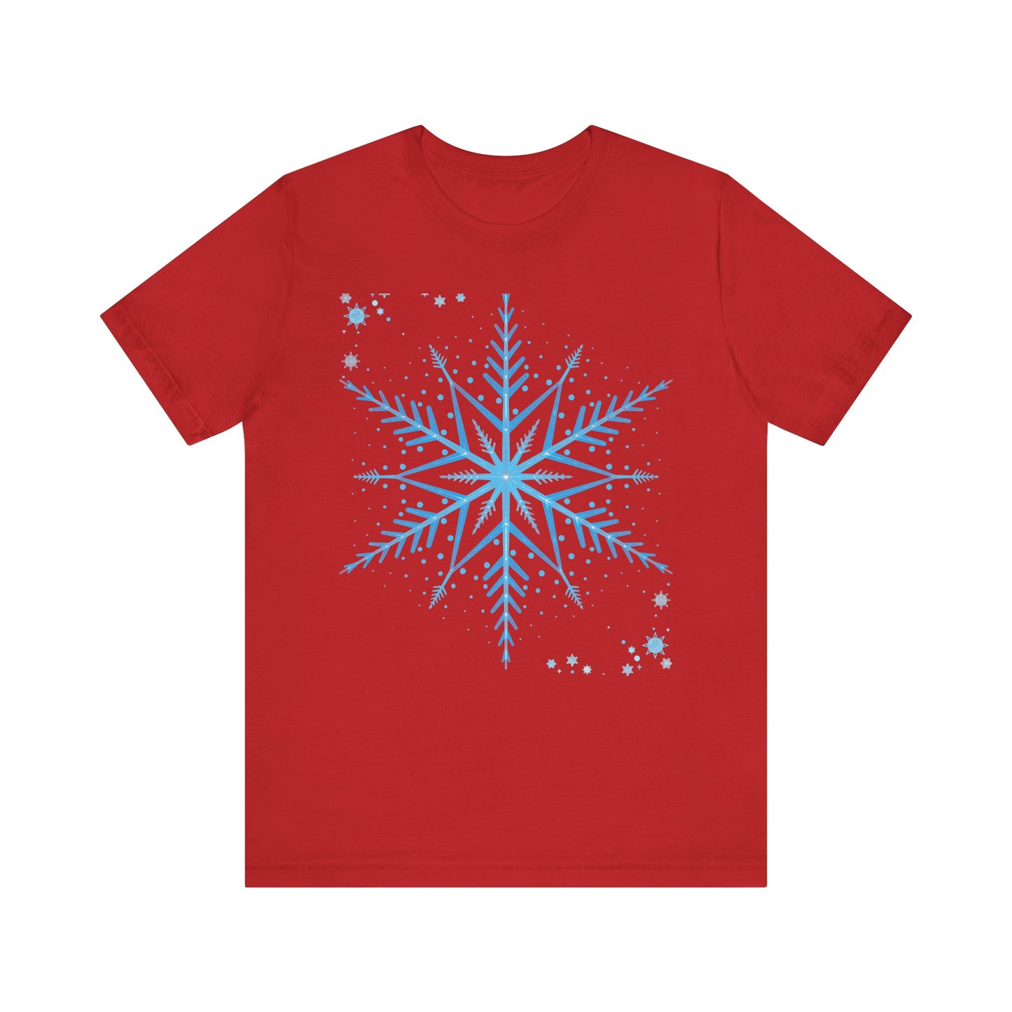 Snowflake T-Shirt – Winter Minimalist Aesthetic Tee