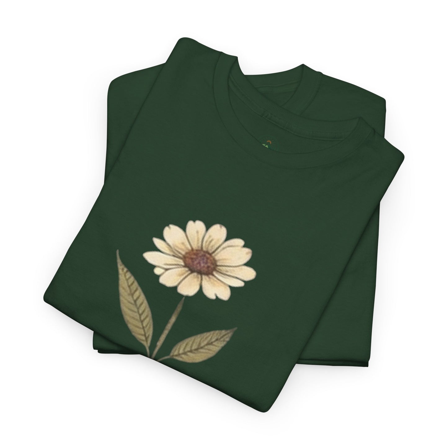 Minimalist Flower Roots T-Shirt – Nature Inspired Graphic Tee, Botanical Design, Aesthetic Plant Shirt, Unisex Cotton Tee