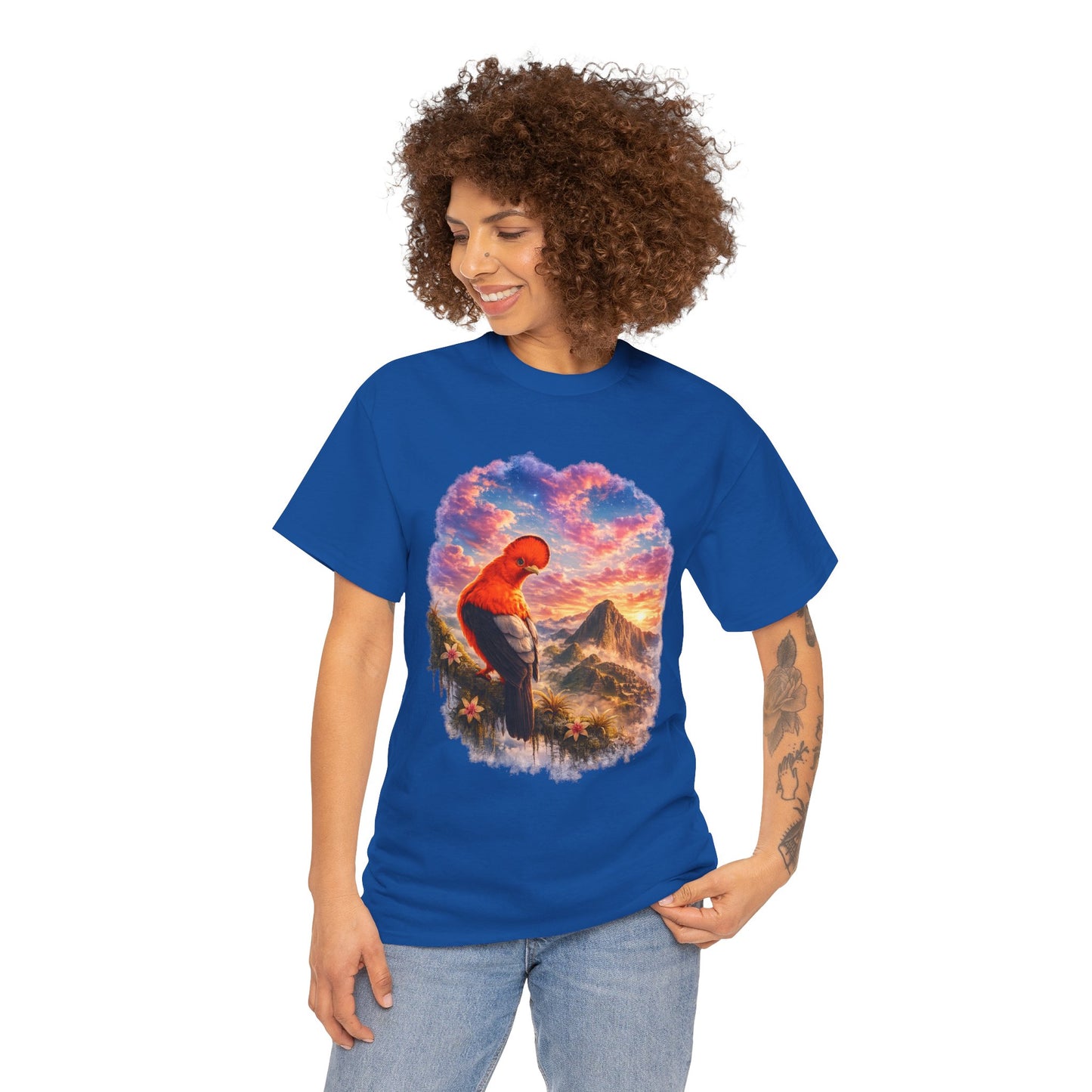 Spirit of the Andes – Machu Picchu Bird T-Shirt | Nature Graphic Tee