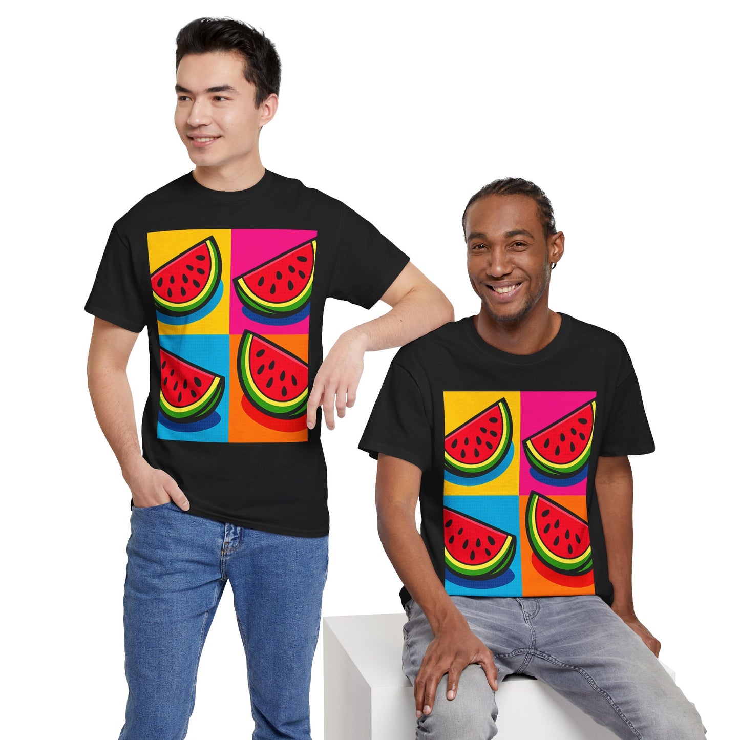 Watermelon Pop Art T-Shirt – Fun Summer Graphic Tee