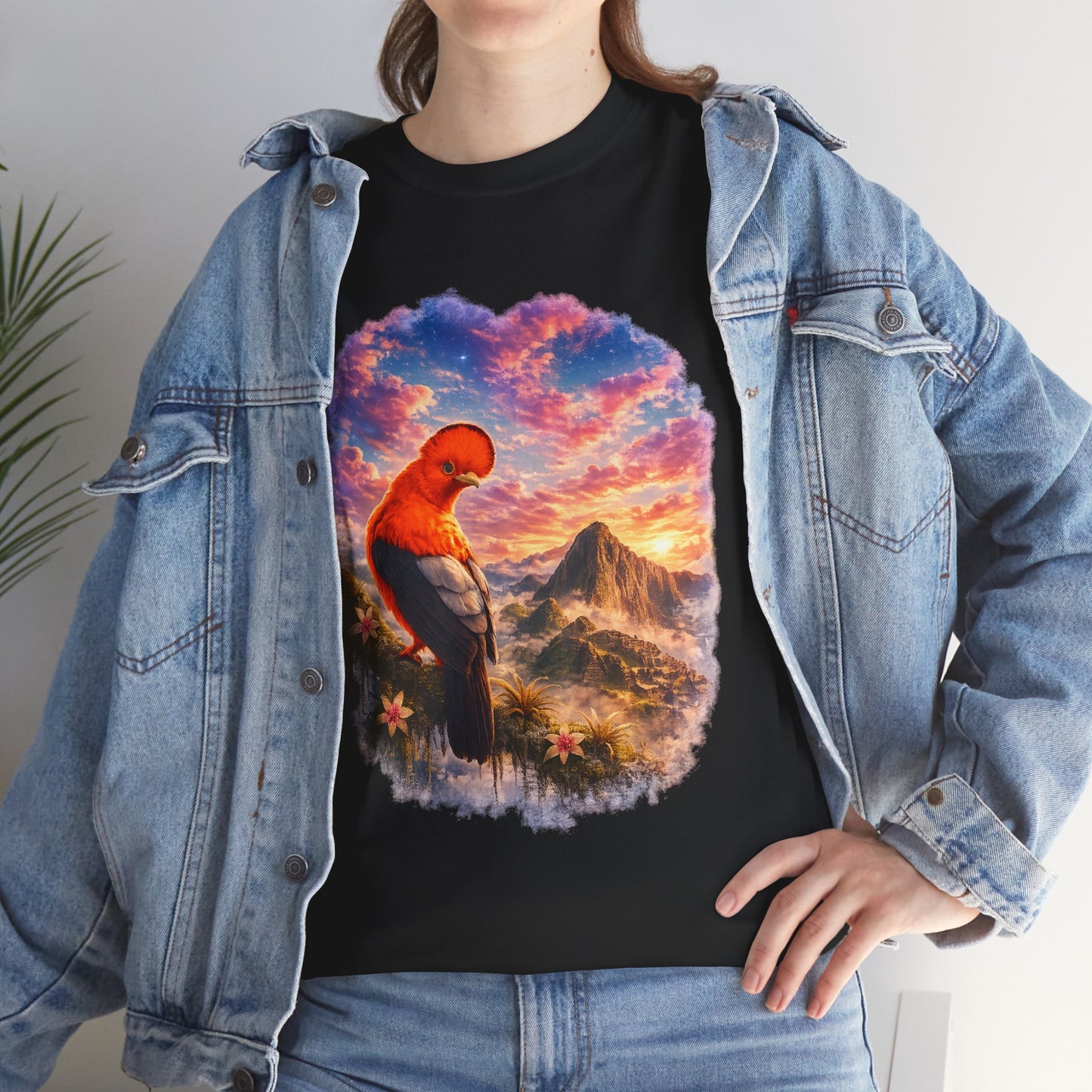 Spirit of the Andes – Machu Picchu Bird T-Shirt | Nature Graphic Tee