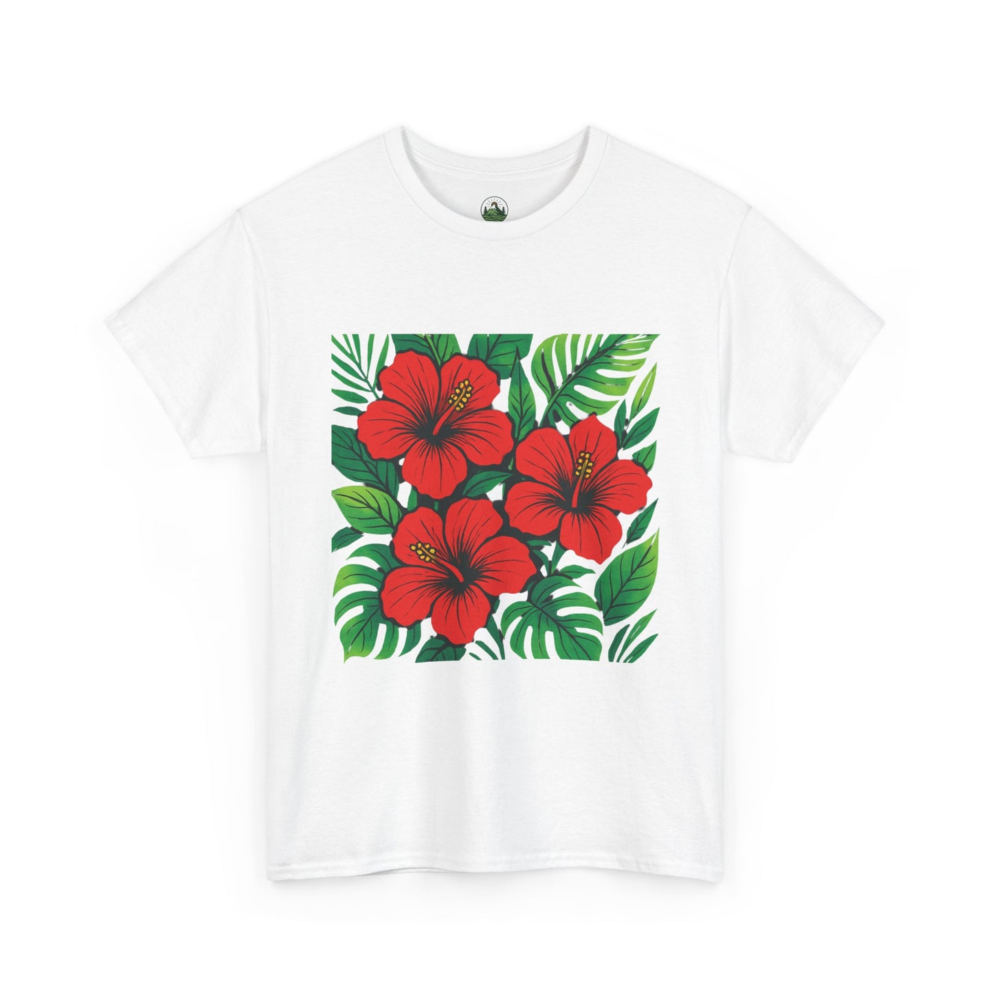 Tropical Hibiscus Flower T-Shirt – Summer Vibe Aesthetic Tee