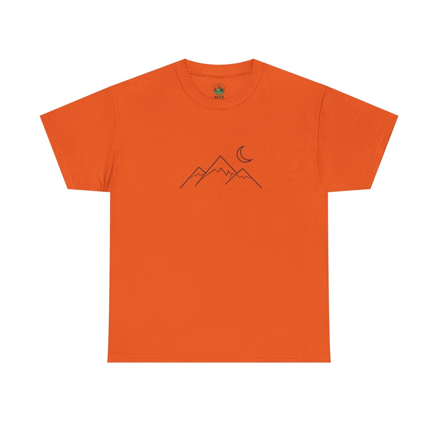Mountain Moon T-Shirt – Minimalist Nature Night Aesthetic Tee