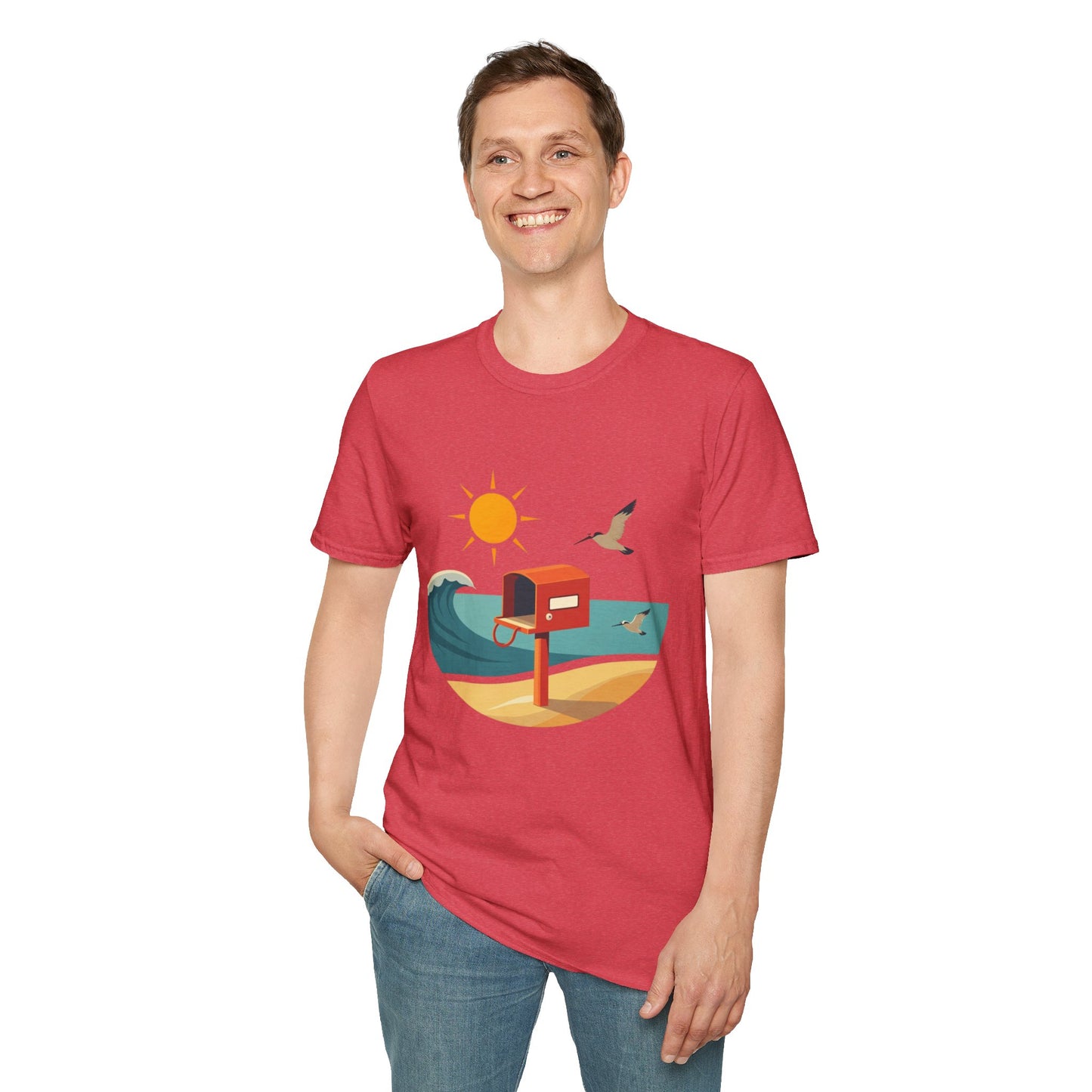 Summer Vibes T-Shirt – Minimalist Beach Aesthetic Tee
