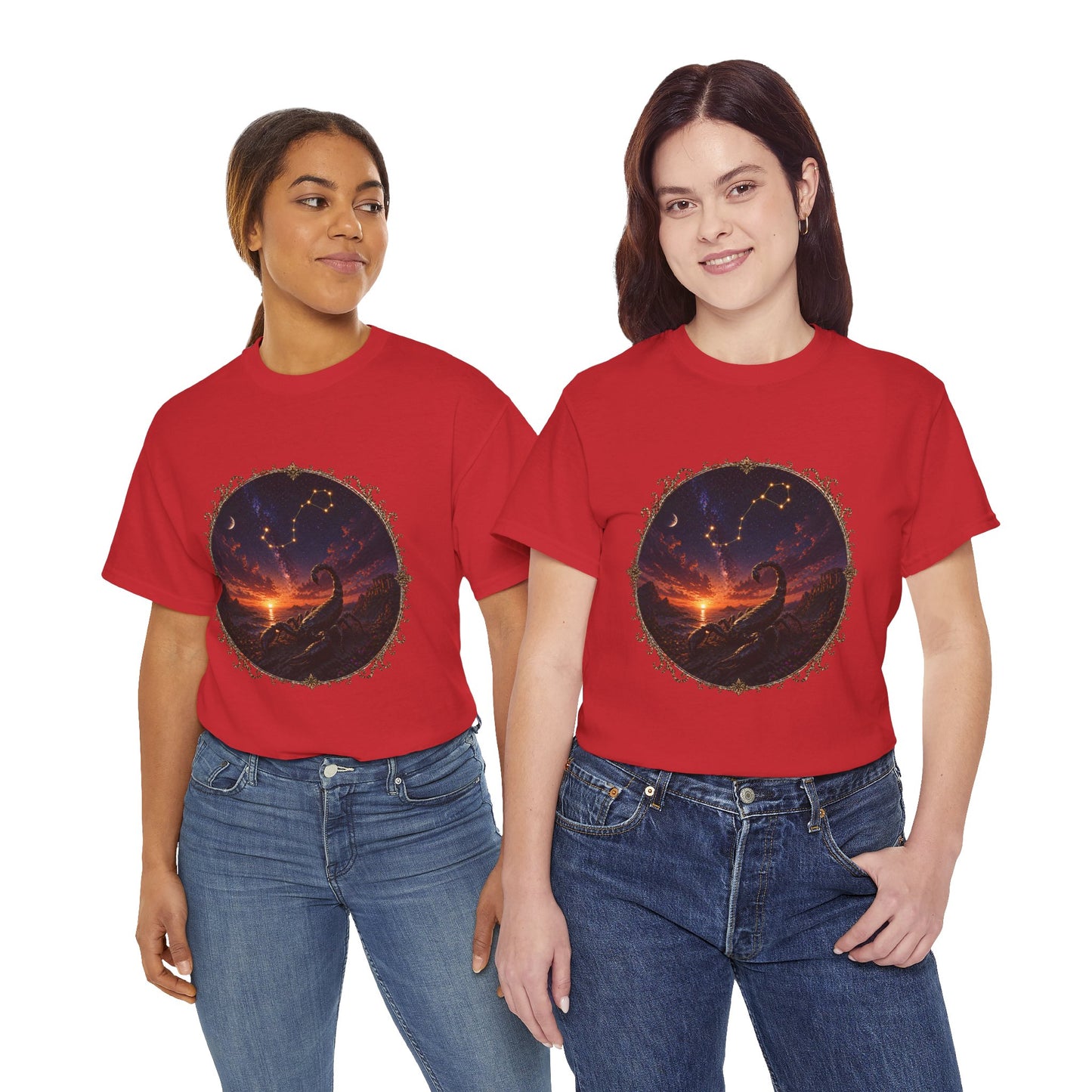 Scorpio Zodiac T-Shirt – Dark Scorpion Mystic Design | Intense Astrology Power Tee