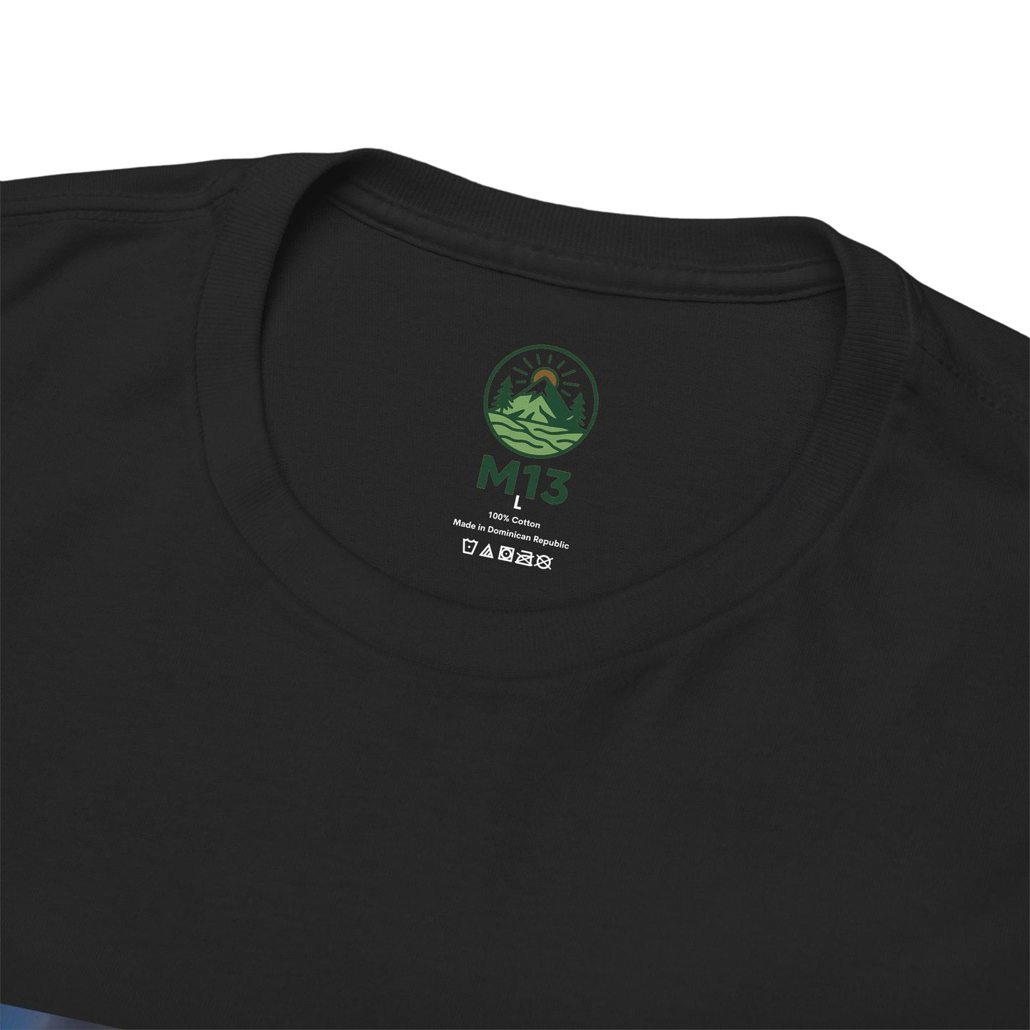 Wildflower Mountain Landscape T-Shirt – Minimalist Nature Graphic Tee