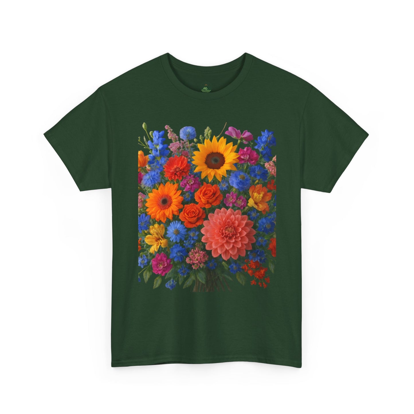 Garden Bouquet Flower T-Shirt – Summer Floral Aesthetic Tee