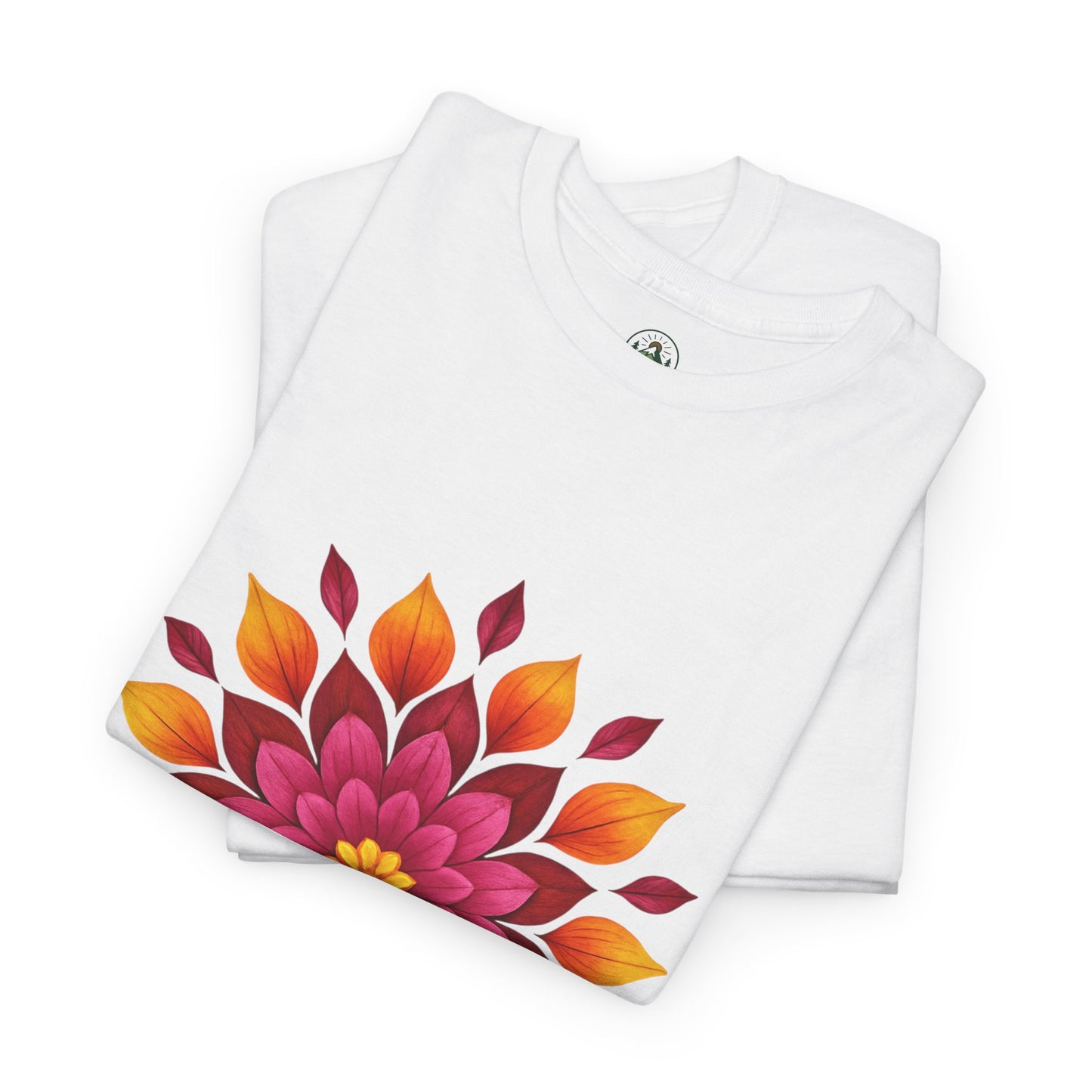 Floral Mandala T- Shirt -Boho Flower Aesthetic Tee