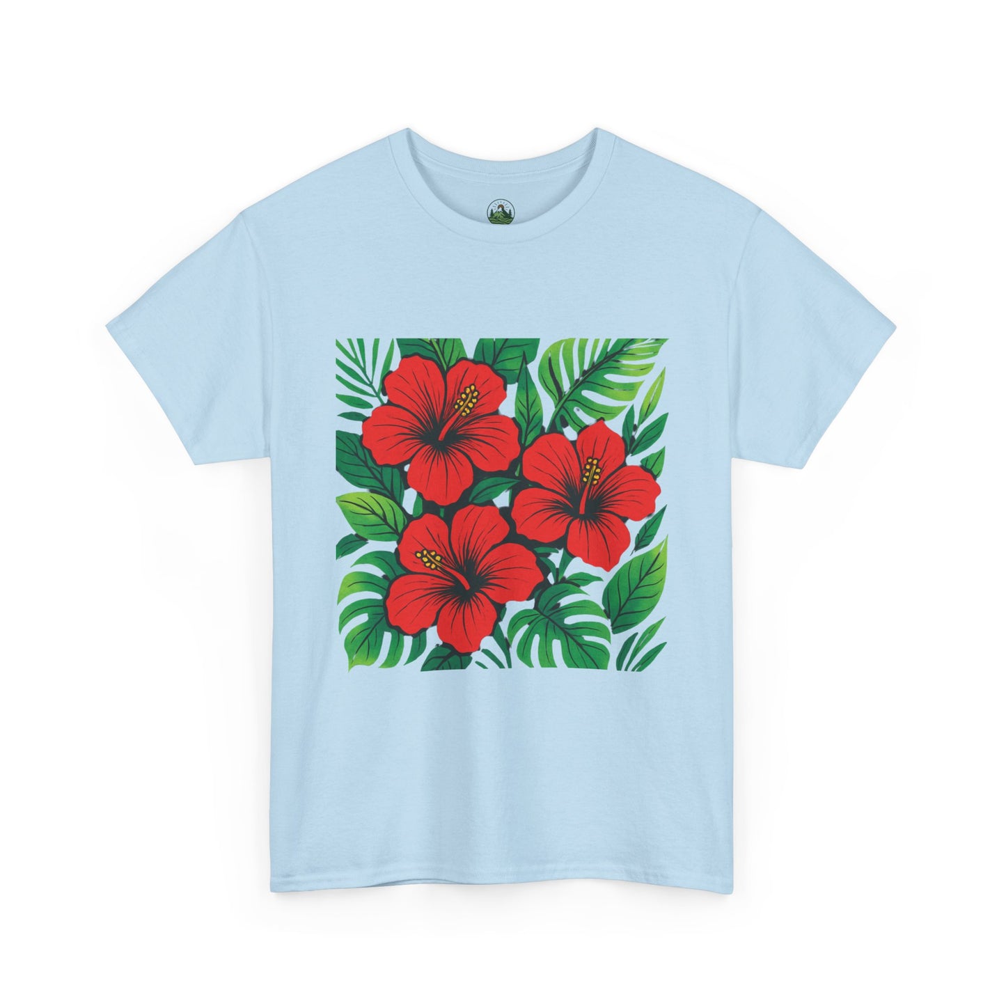 Tropical Hibiscus Flower T-Shirt – Summer Vibe Aesthetic Tee