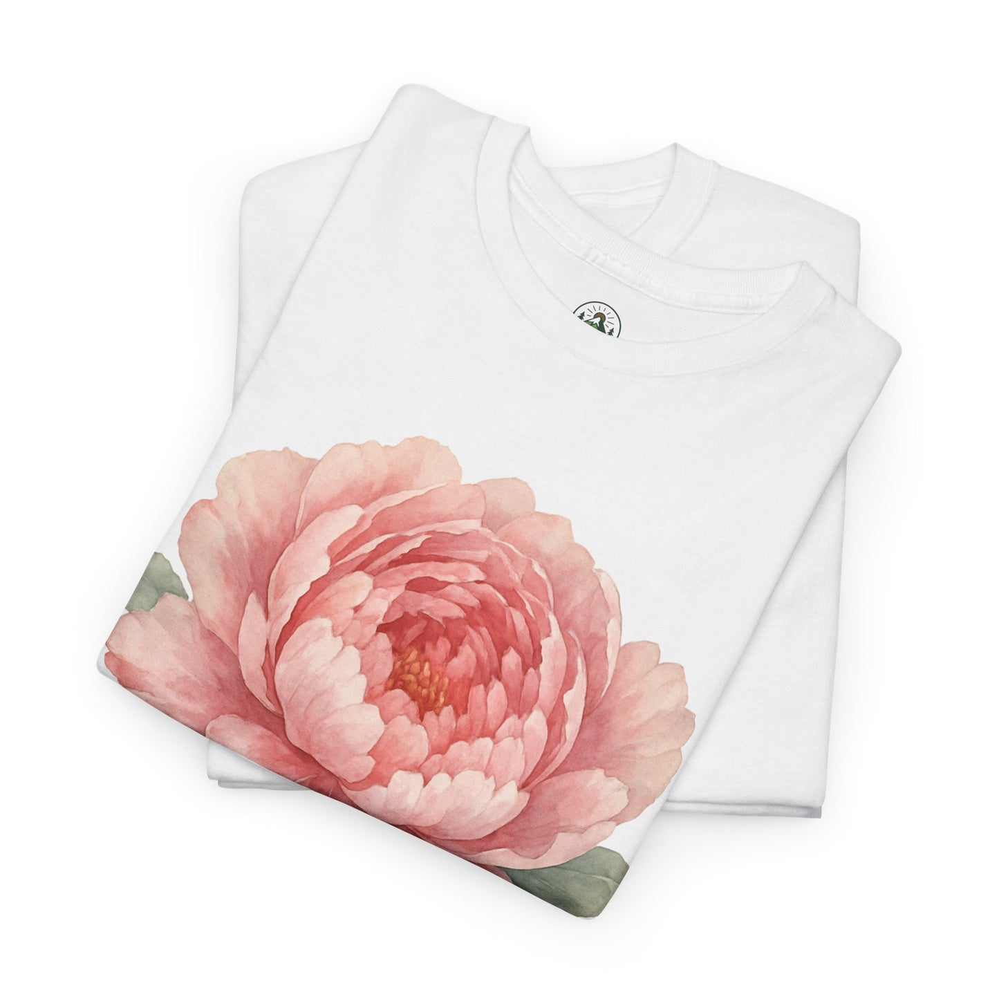 Peony Flower T-Shirt – Soft Floral Aesthetic Tee