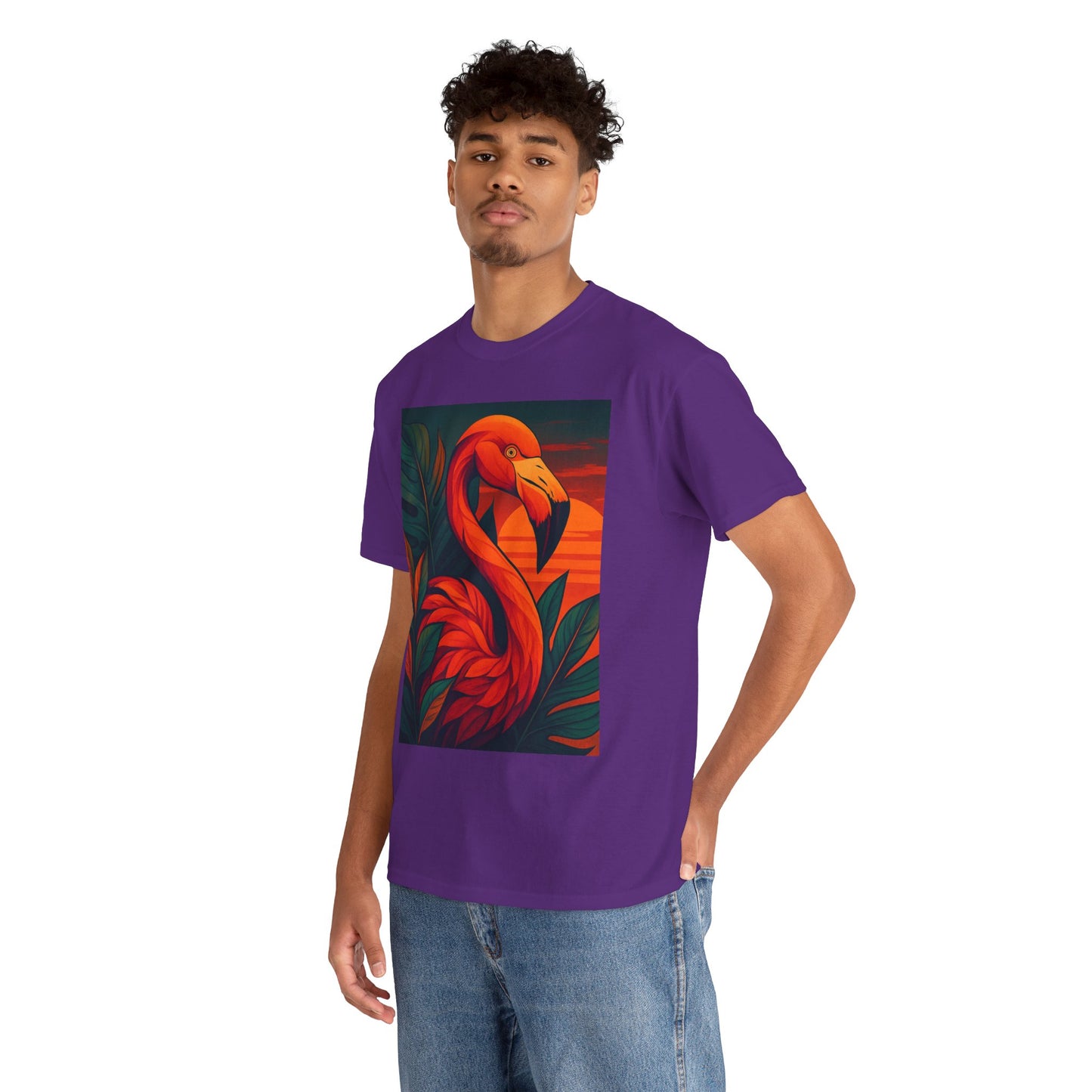 Tropical Animal Fusion T-Shirt – Exotic Nature Graphic Tee