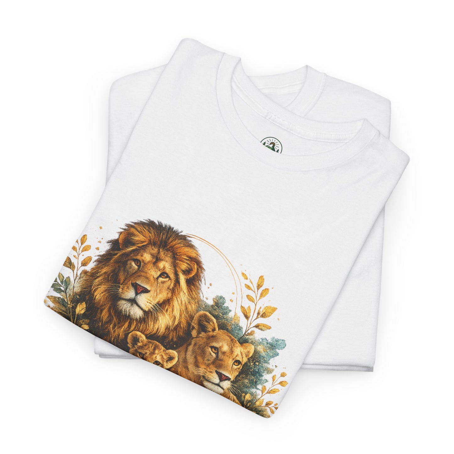 Lion Family T-Shirt – Majestic Wildlife Nature Design | Lion Pride Graphic Tee