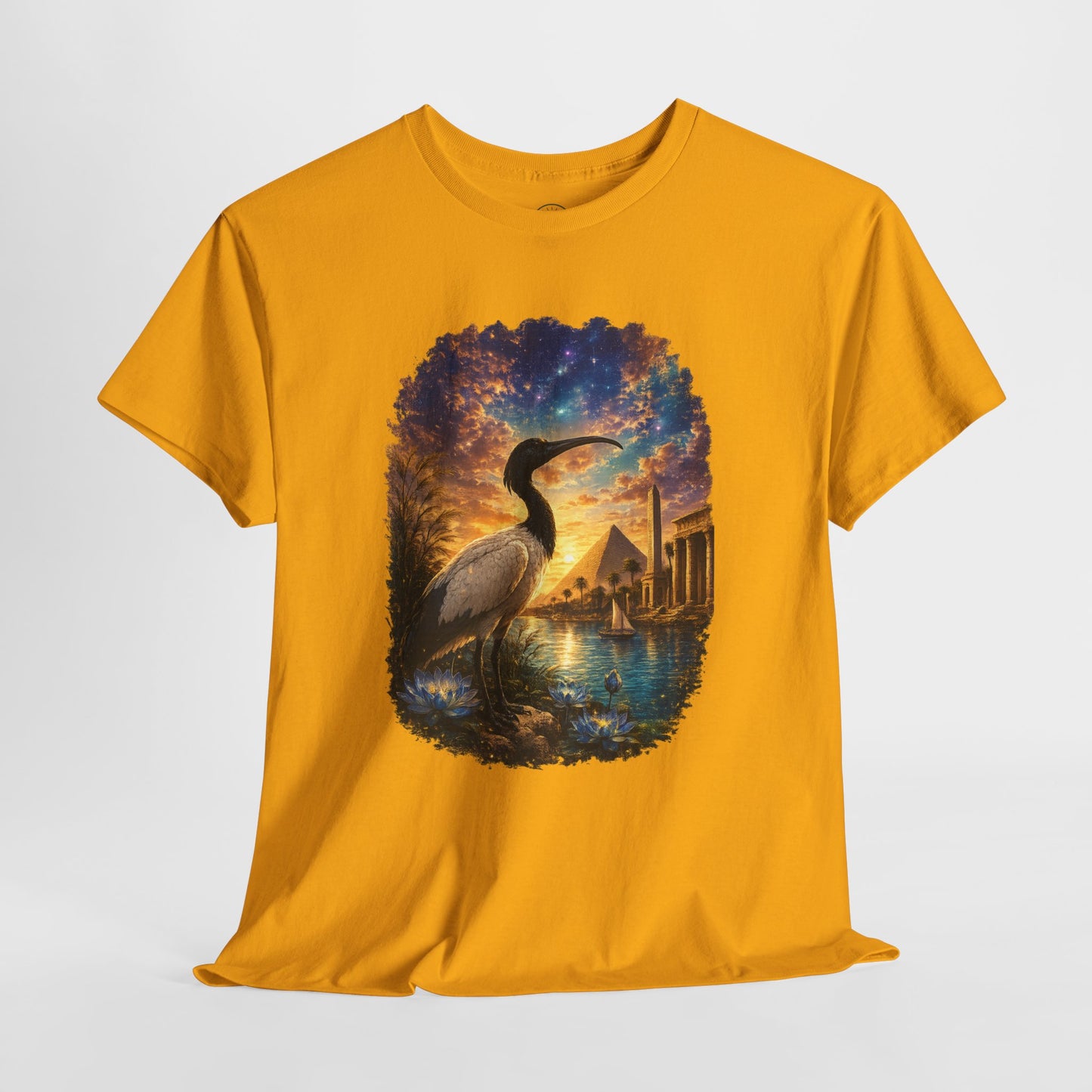 Spirit of Ancient Egypt – Sacred Ibis Nature T-Shirt | Egyptian Wildlife Graphic Tee