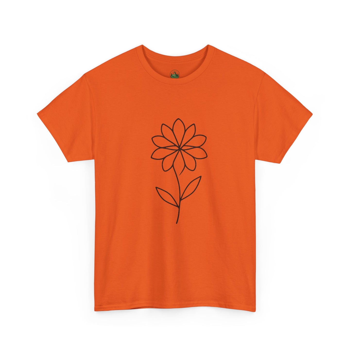 Minimalist Flower T-Shirt – Soft Floral Aesthetic Tee