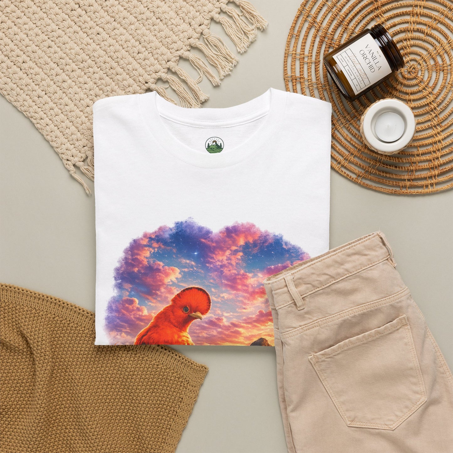 Spirit of the Andes – Machu Picchu Bird T-Shirt | Nature Graphic Tee