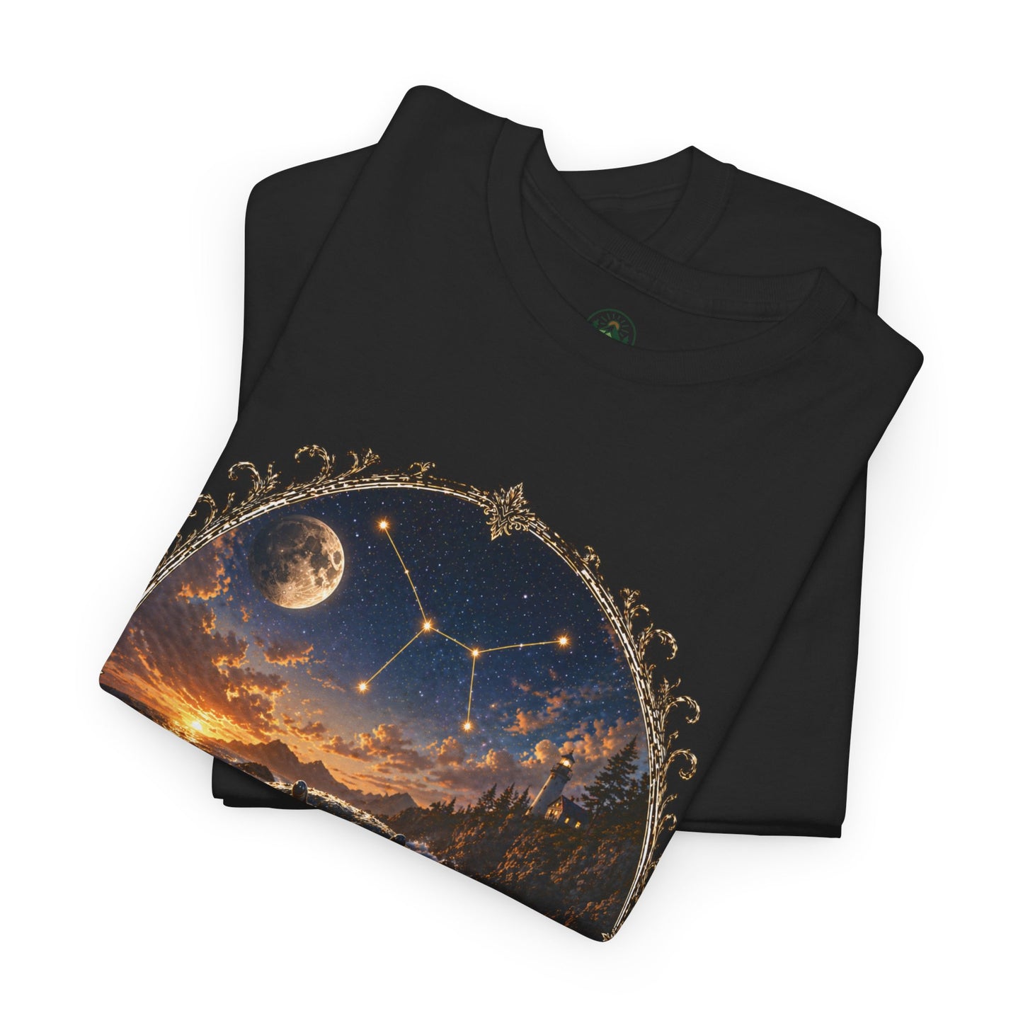 Cancer Zodiac T-Shirt – Mystic Crab Moon Design | Emotional & Cosmic Astrology Tee
