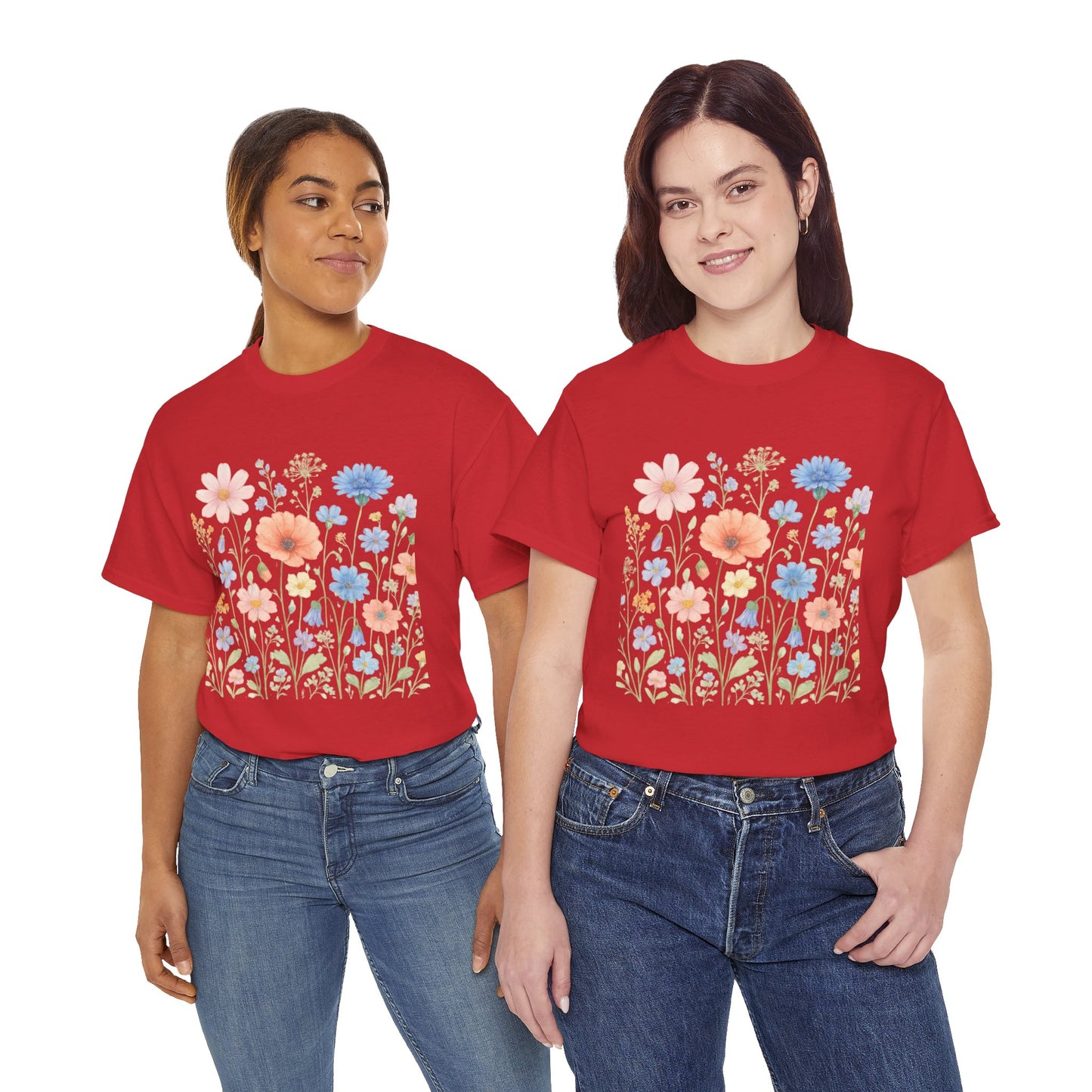 Wildflower Meadow T-Shirt – Nature Floral Aesthetic Tee