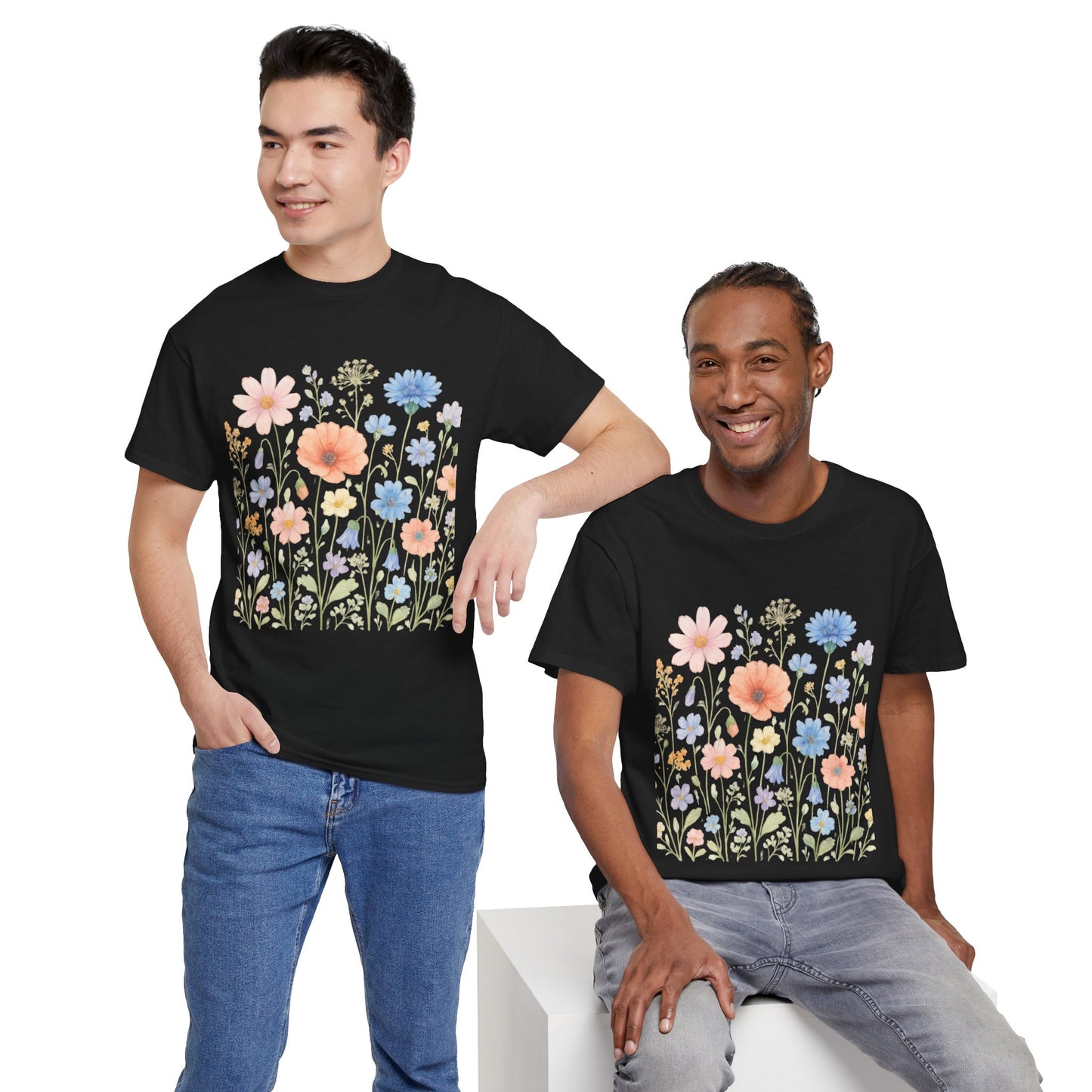 Wildflower Meadow T-Shirt – Nature Floral Aesthetic Tee