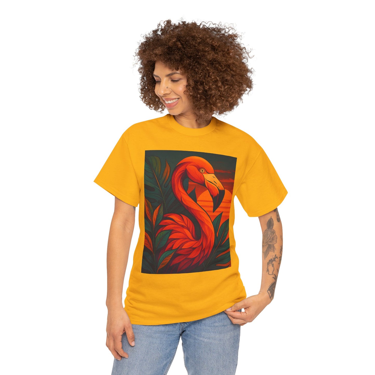 Tropical Animal Fusion T-Shirt – Exotic Nature Graphic Tee