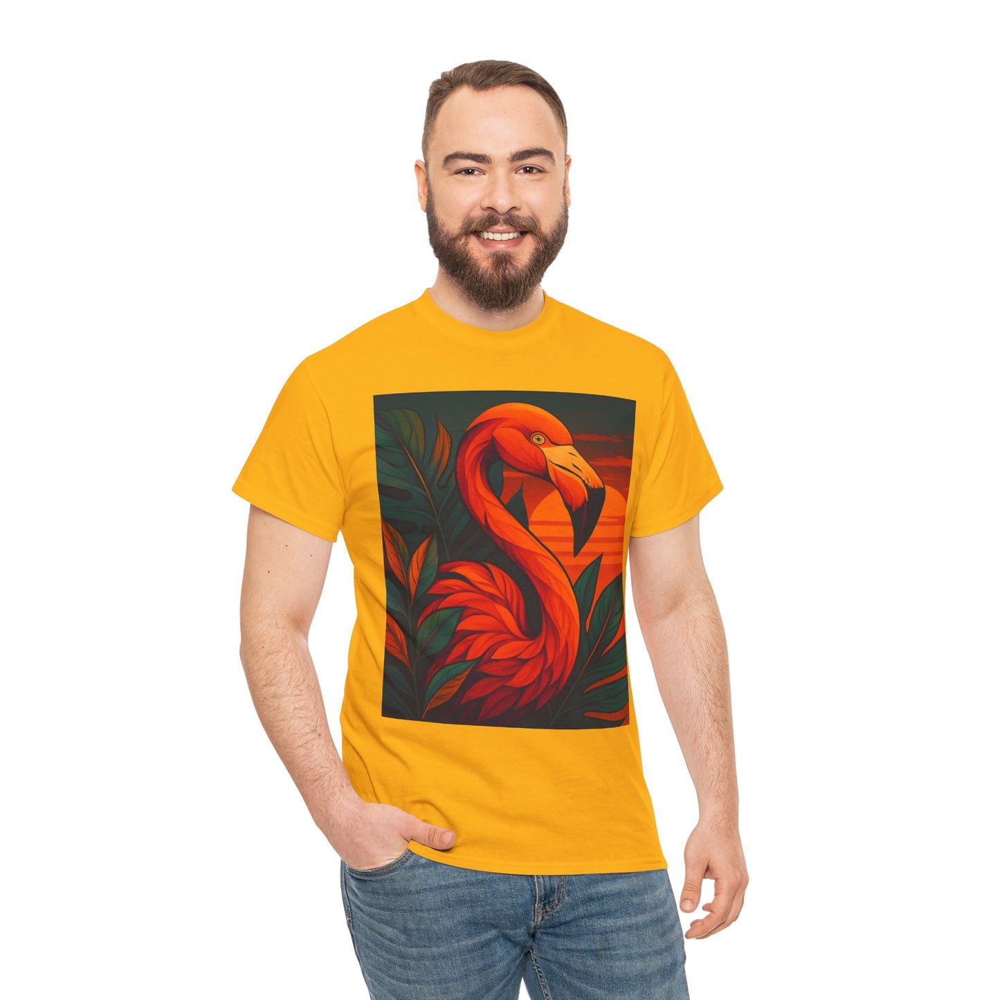 Tropical Animal Fusion T-Shirt – Exotic Nature Graphic Tee