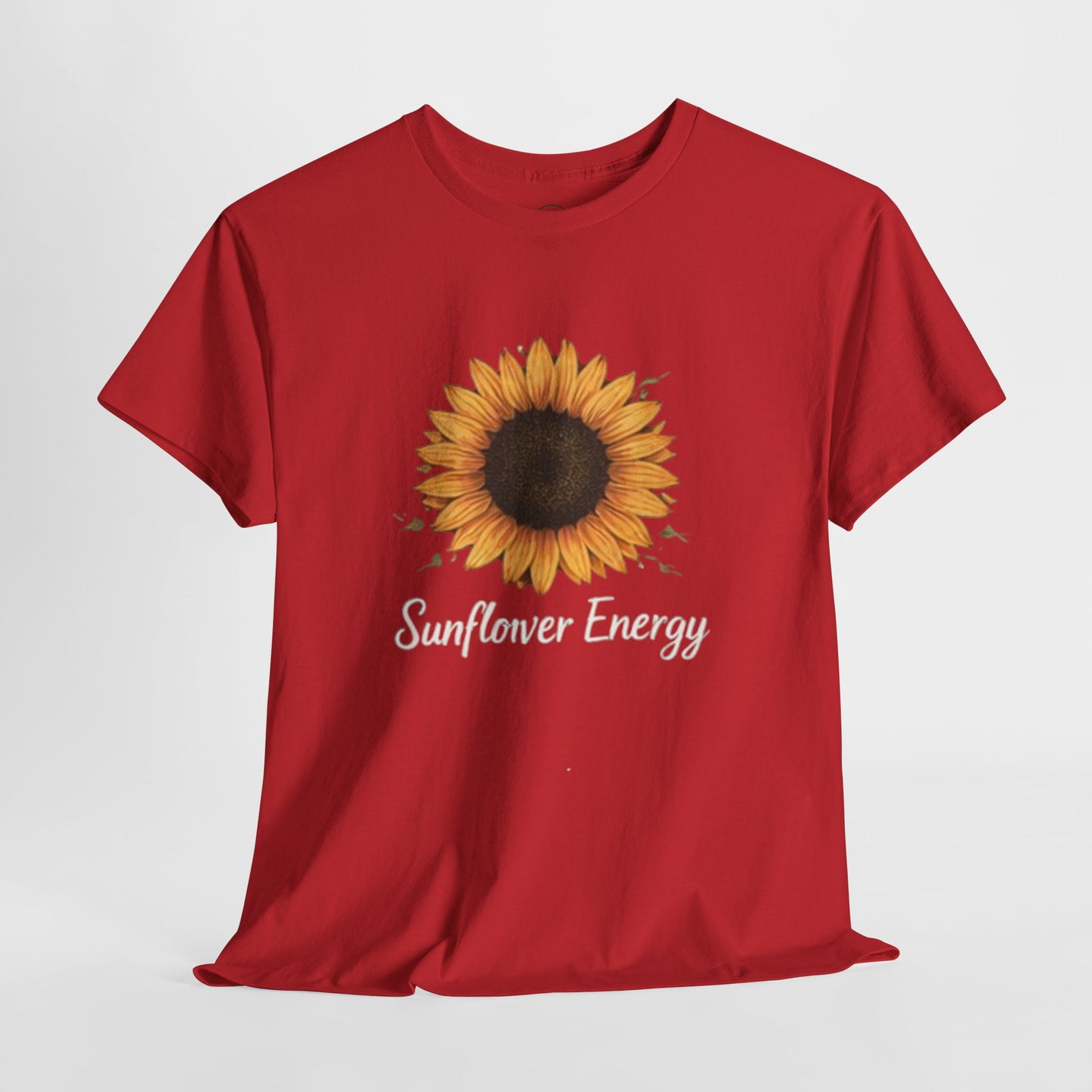 Sunflower Energy T- Shirt - Minimalist Nature Aesthetic Tee, Positive Vibes Graphic Shirt