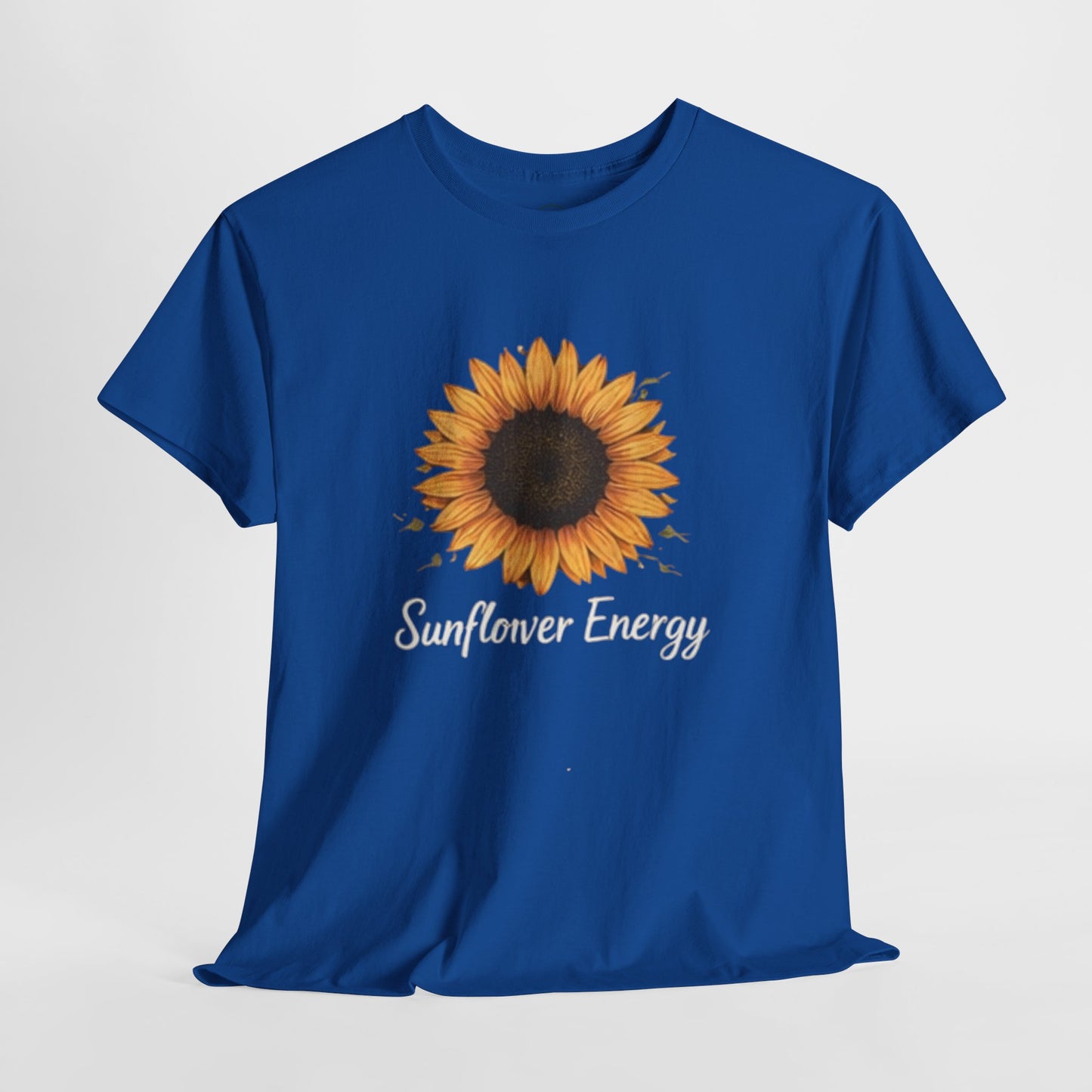 Sunflower Energy T- Shirt - Minimalist Nature Aesthetic Tee, Positive Vibes Graphic Shirt