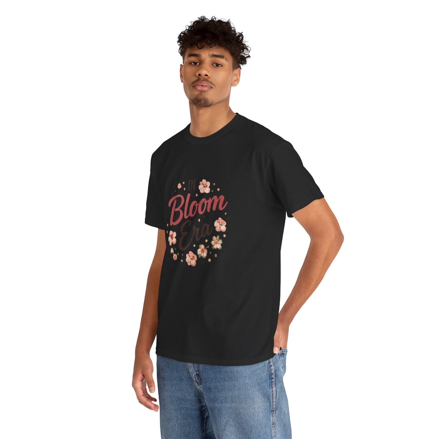 In Bloom Era T-Shirt –Bloom Minimalist Floral Aesthetic Tee, Cute Feminine Graphic Shirt