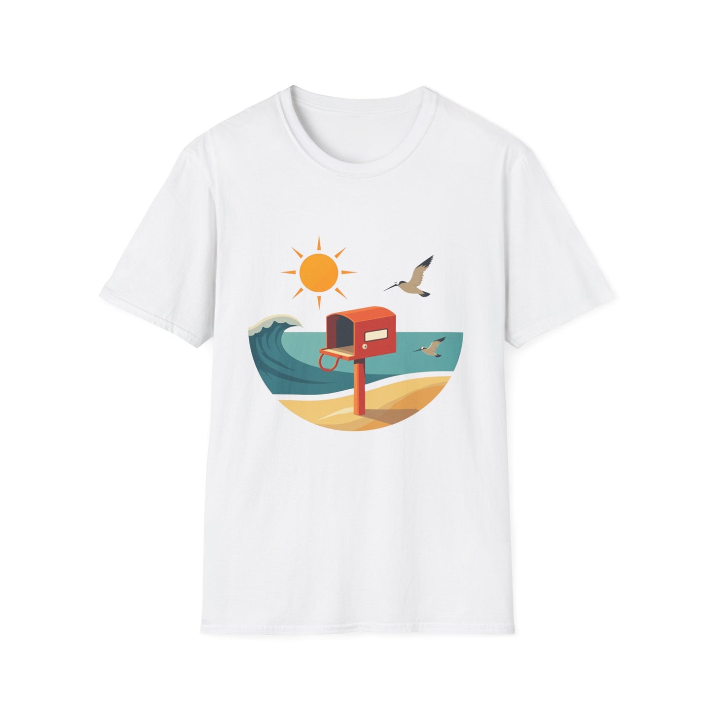 Summer Vibes T-Shirt – Minimalist Beach Aesthetic Tee