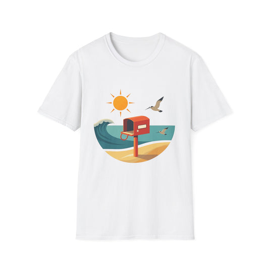 Summer Vibes T-Shirt – Minimalist Beach Aesthetic Tee