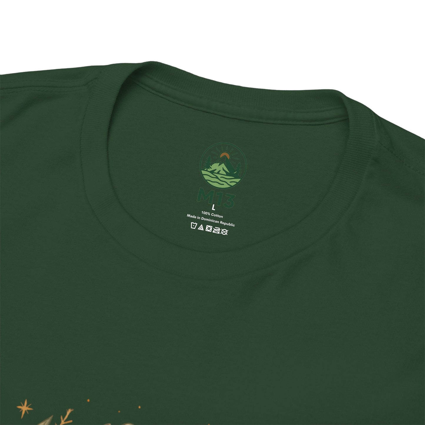 Floral Crescent Moon T-Shirt – Boho Nature Aesthetic Tee