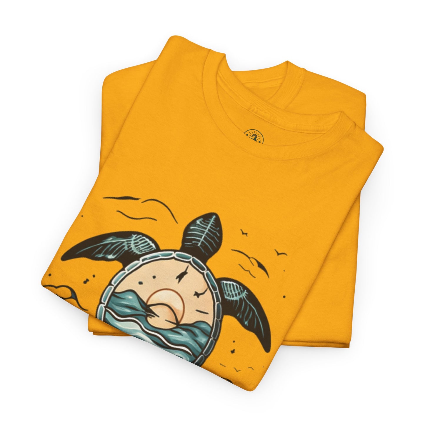 Slow Life Turtle Shirt – Aesthetic Ocean Tee for Relaxed Souls & Beach Lovers