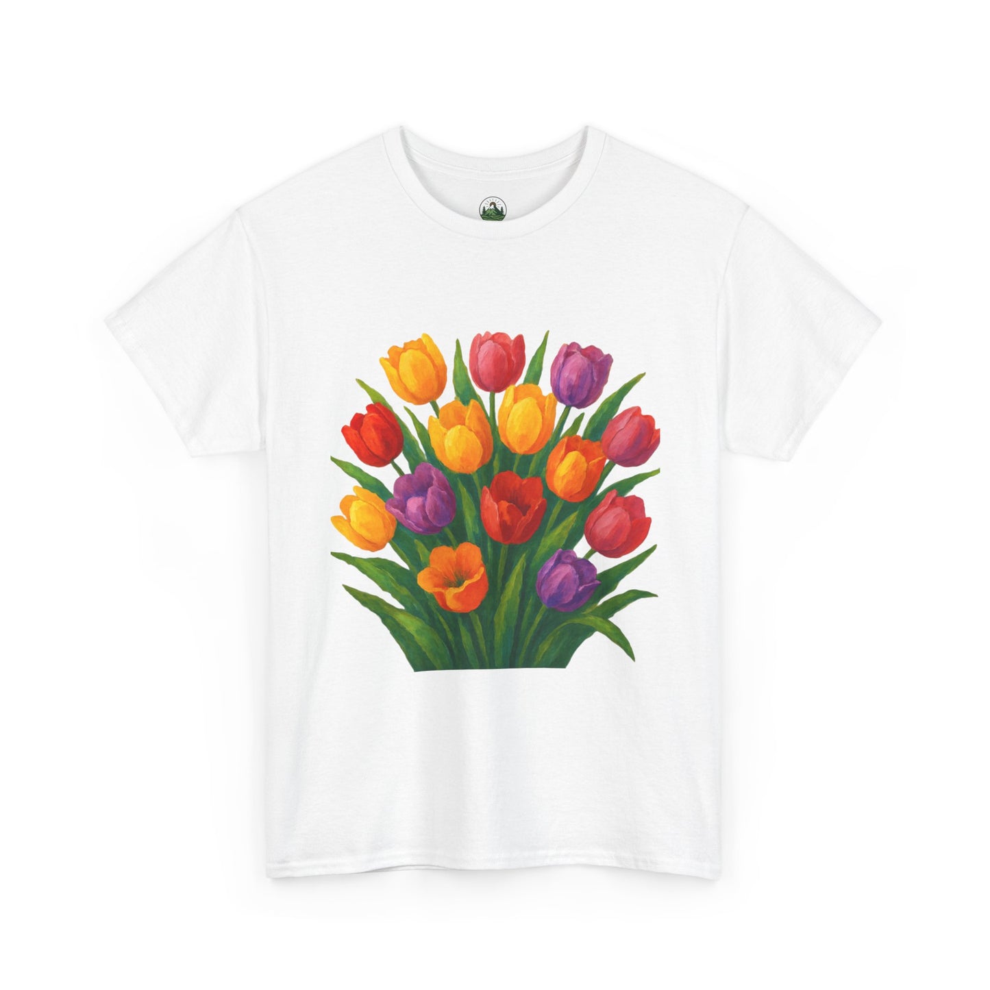 Spring Tulip Flower T- SHIRT - Vibrant Floral Aesthetic Tee