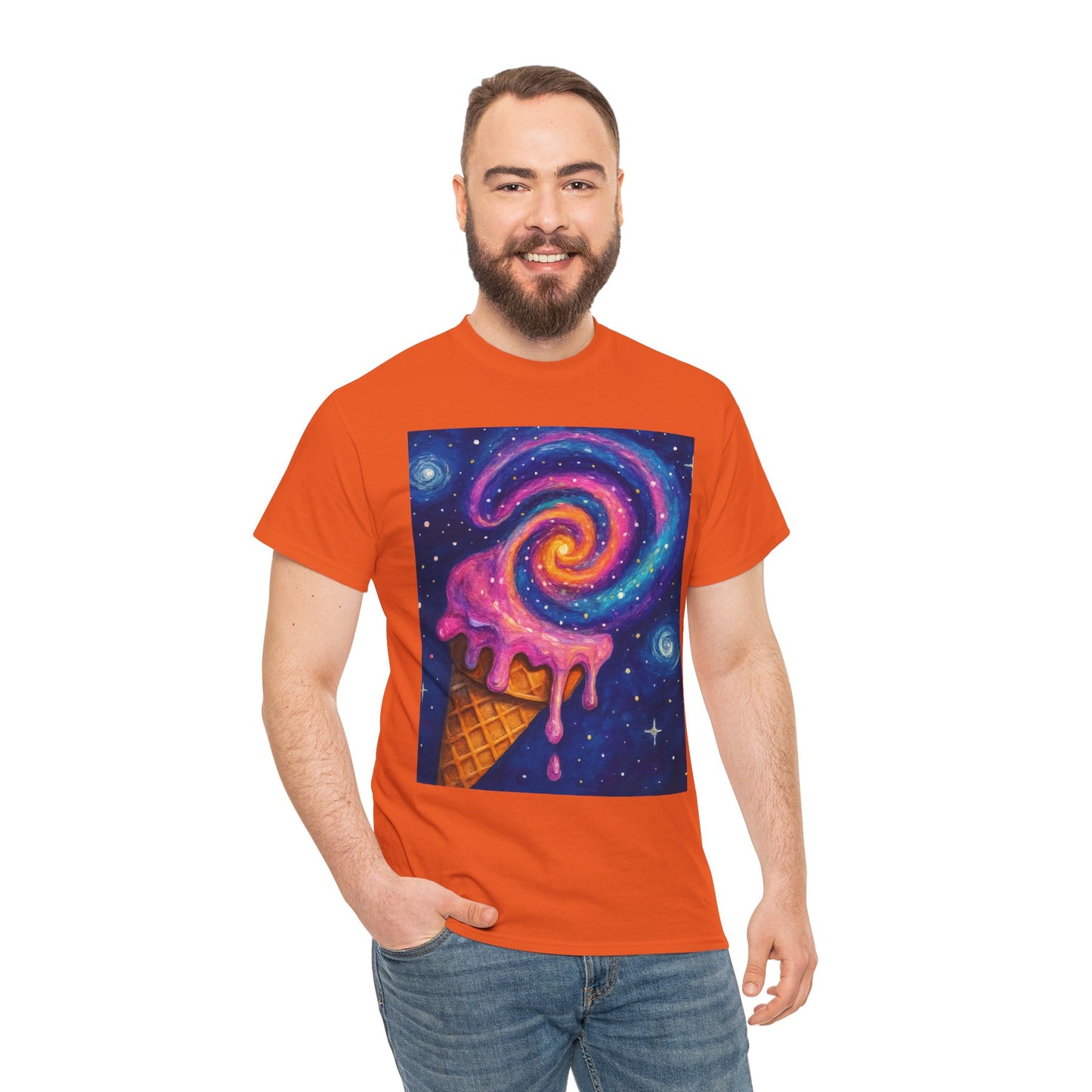 Ice Cream Galaxy T-Shirt – Fun Cosmic Aesthetic Tee