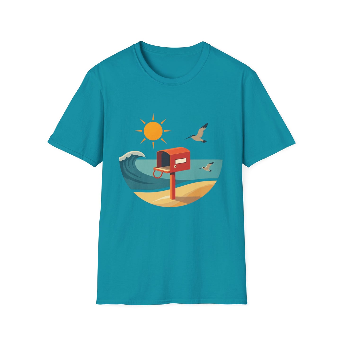 Summer Vibes T-Shirt – Minimalist Beach Aesthetic Tee