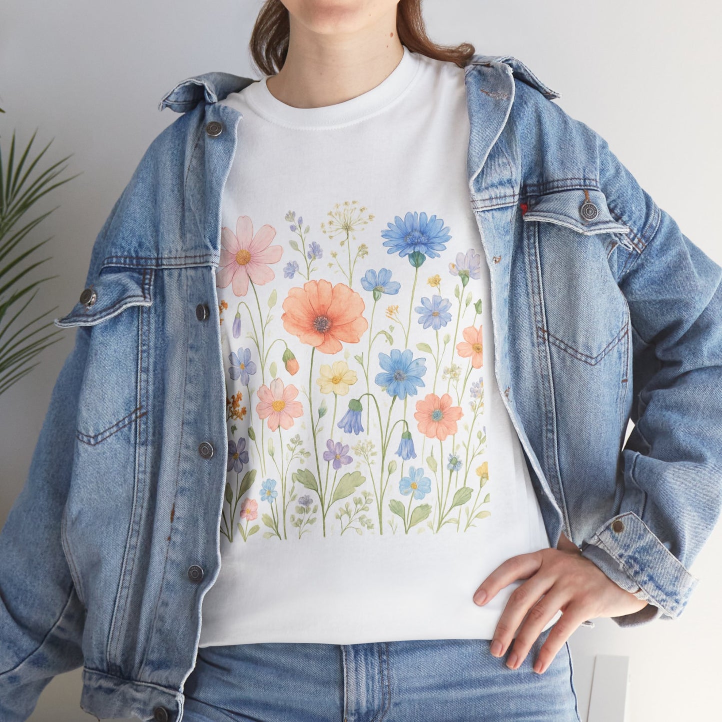 Wildflower Meadow T-Shirt – Nature Floral Aesthetic Tee