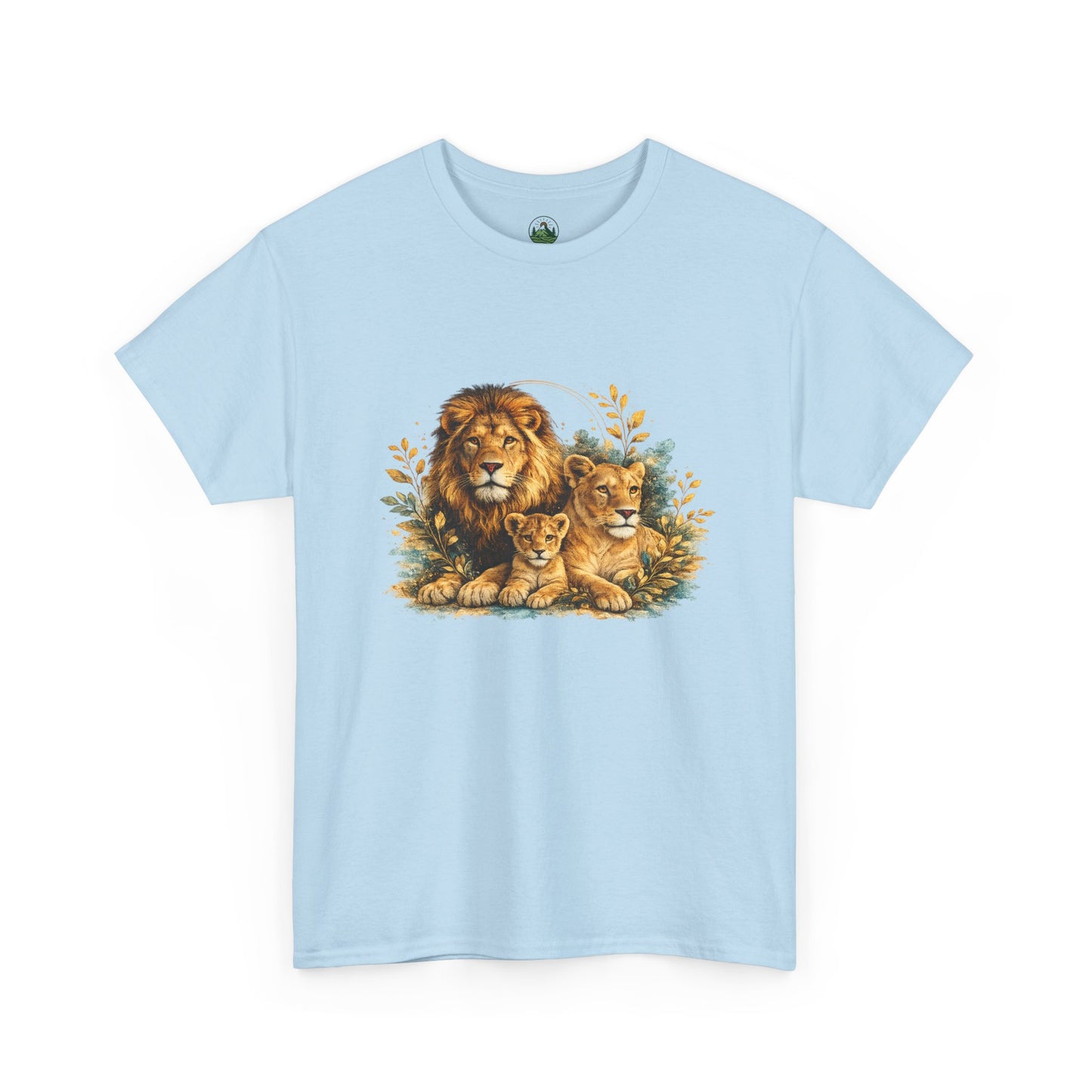 Lion Family T-Shirt – Majestic Wildlife Nature Design | Lion Pride Graphic Tee