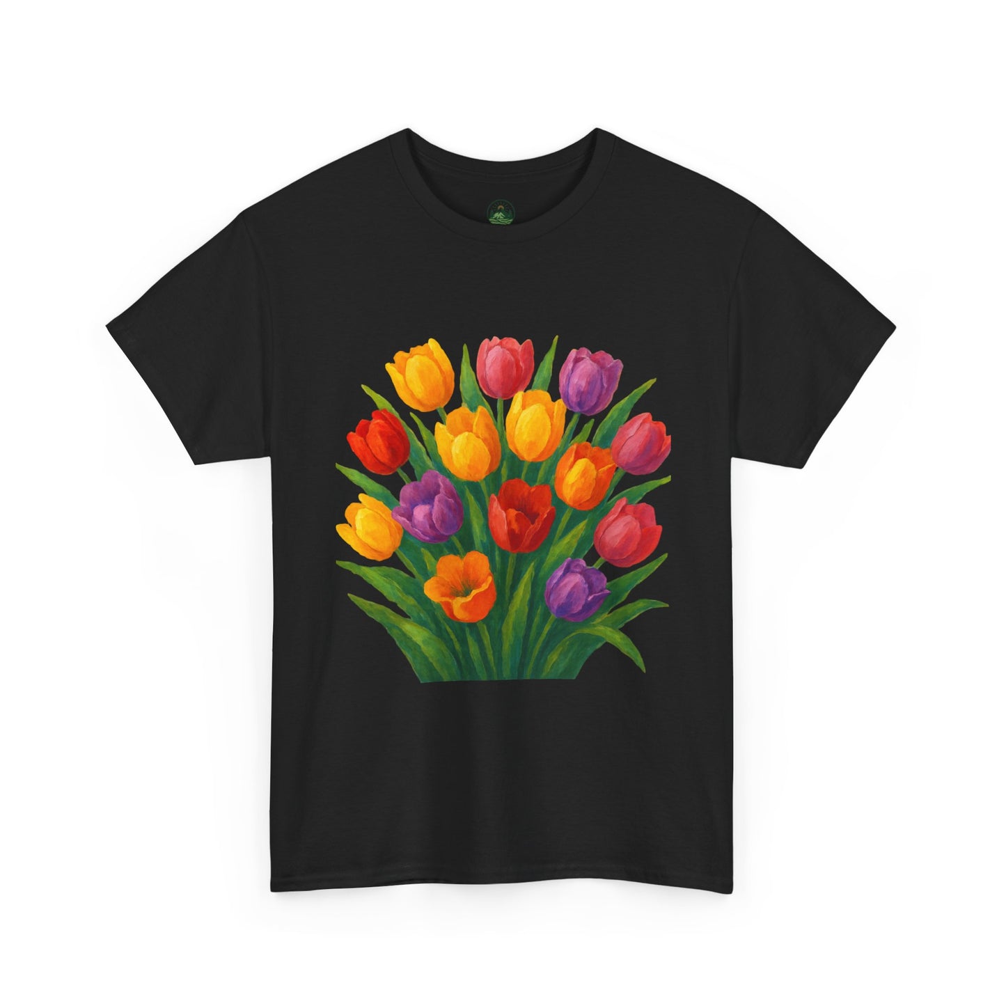 Spring Tulip Flower T- SHIRT - Vibrant Floral Aesthetic Tee