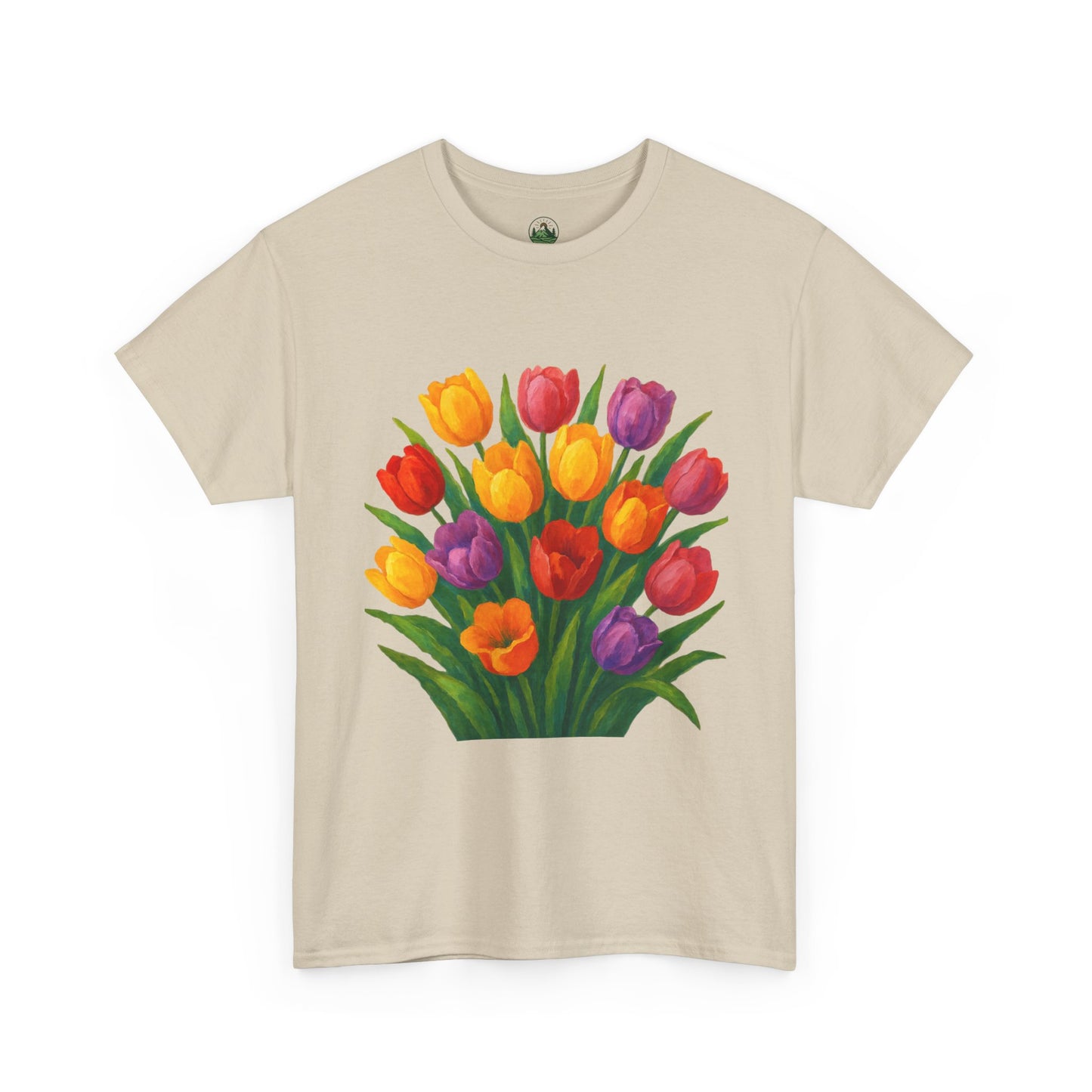 Spring Tulip Flower T- SHIRT - Vibrant Floral Aesthetic Tee